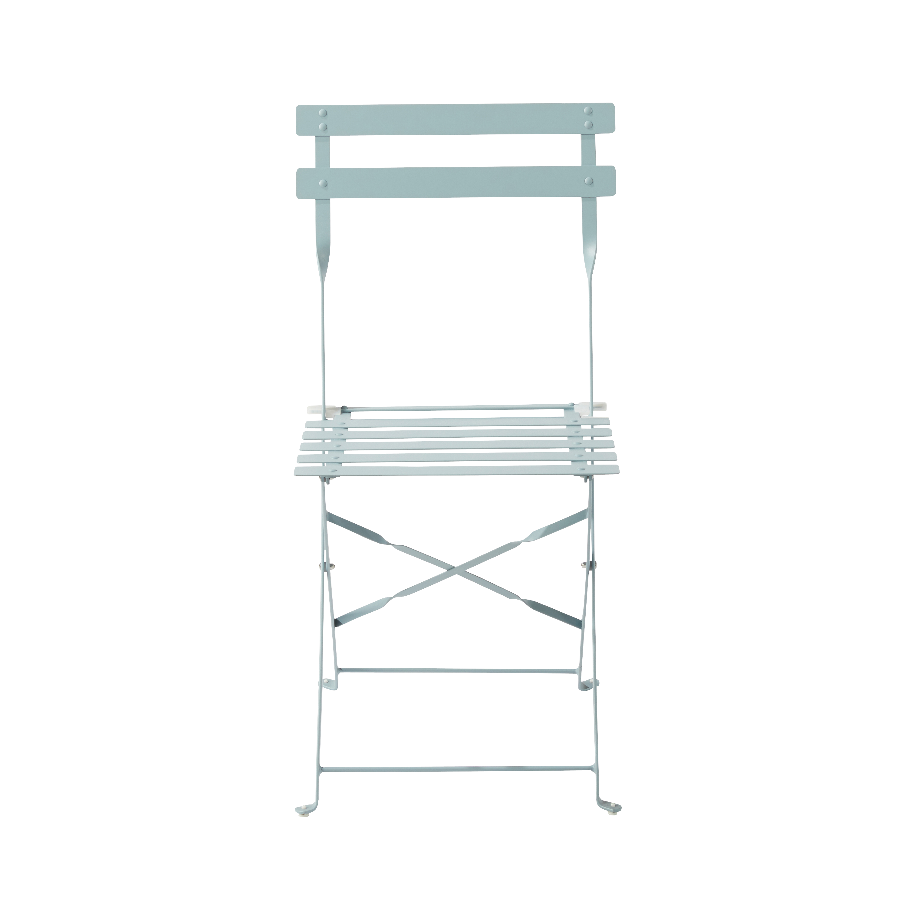 Chaise de jardin en acier NATERIAL Flora II bleu agata - 5