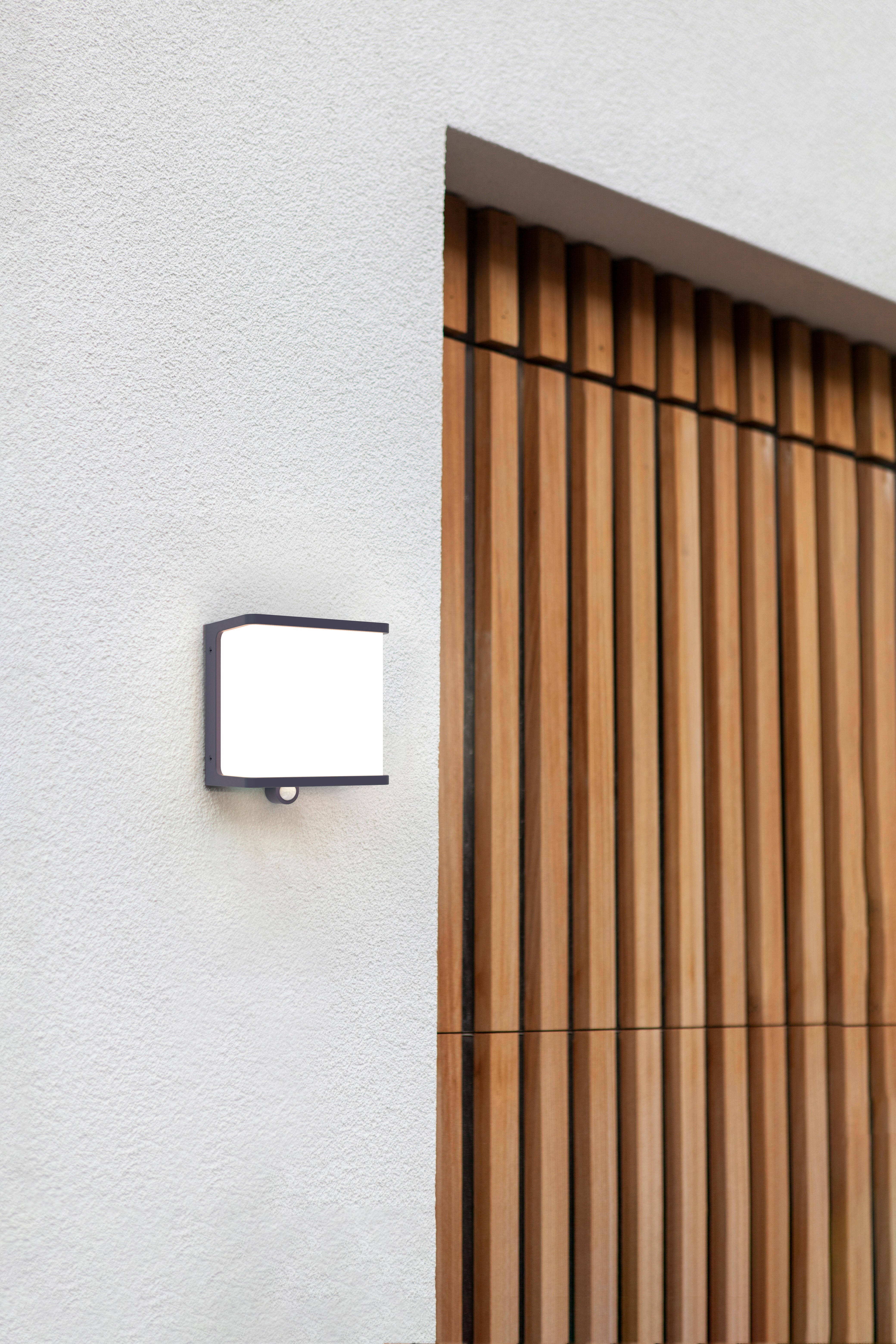 Aplique solar led doblo flat blanco