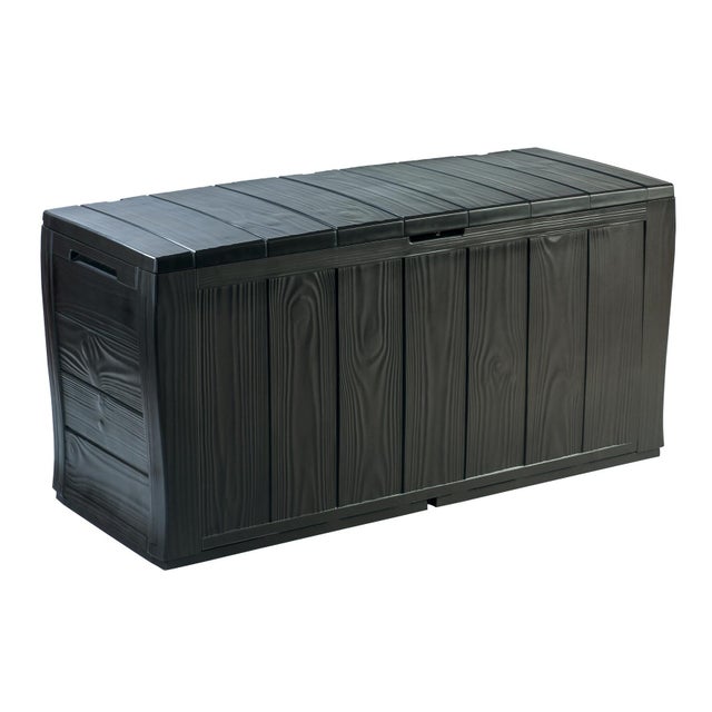 Baule KETER Sherwood in polipropilene marrone L 117 x H 57 x P 45 cm