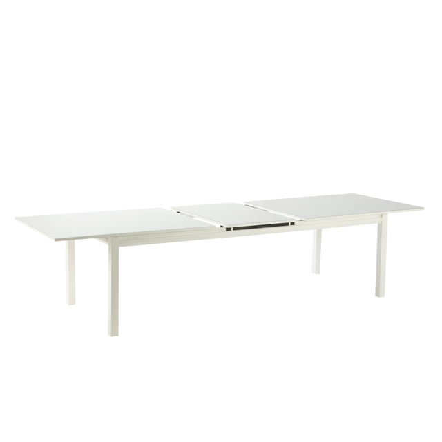 Mesa de jardín extensible NATERIAL Odyssea II de aluminio de 256/320x76x100 cm
