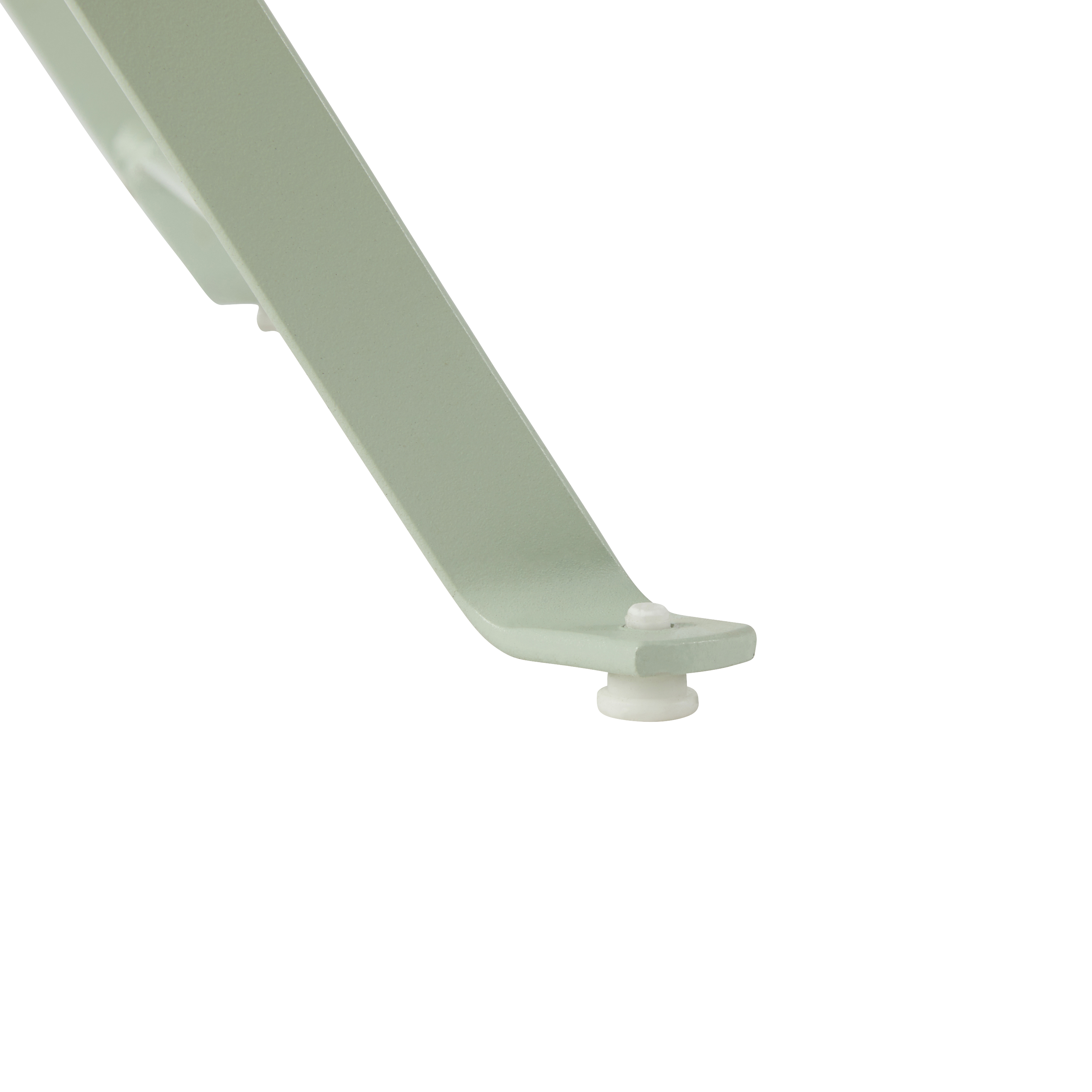 Conjunto refeição dobrável com mesa redonda 60 cm e 2 cadeiras em metal verde-água Naterial Flora - 18