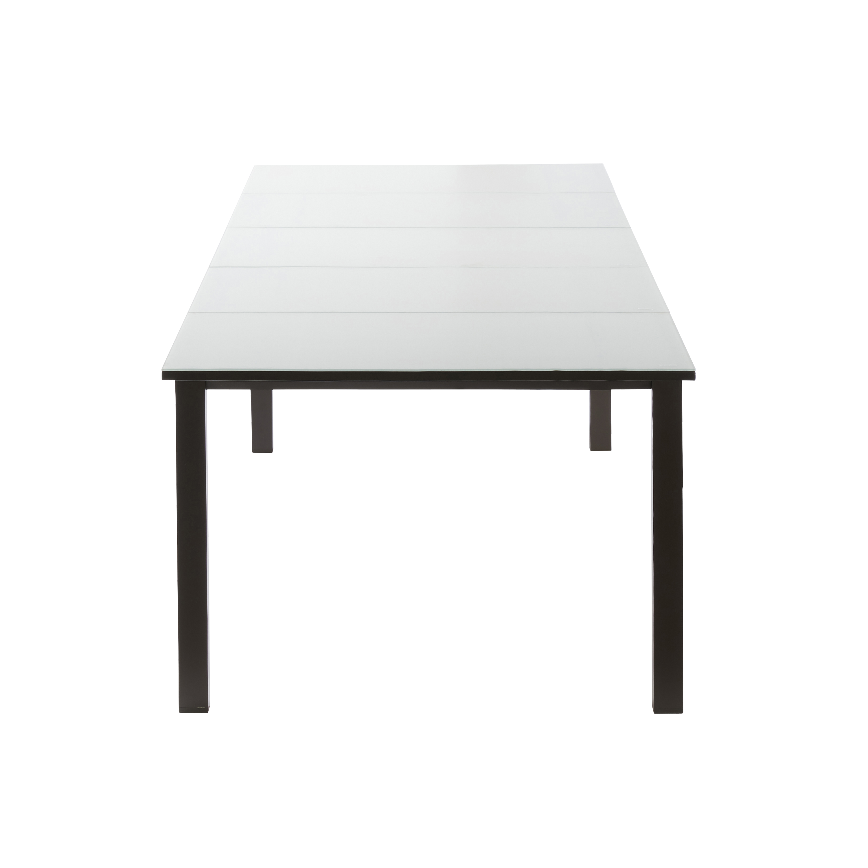 Mesa de jardín extensible naterial odyssea ii de aluminio de 256/320x76x100 cm