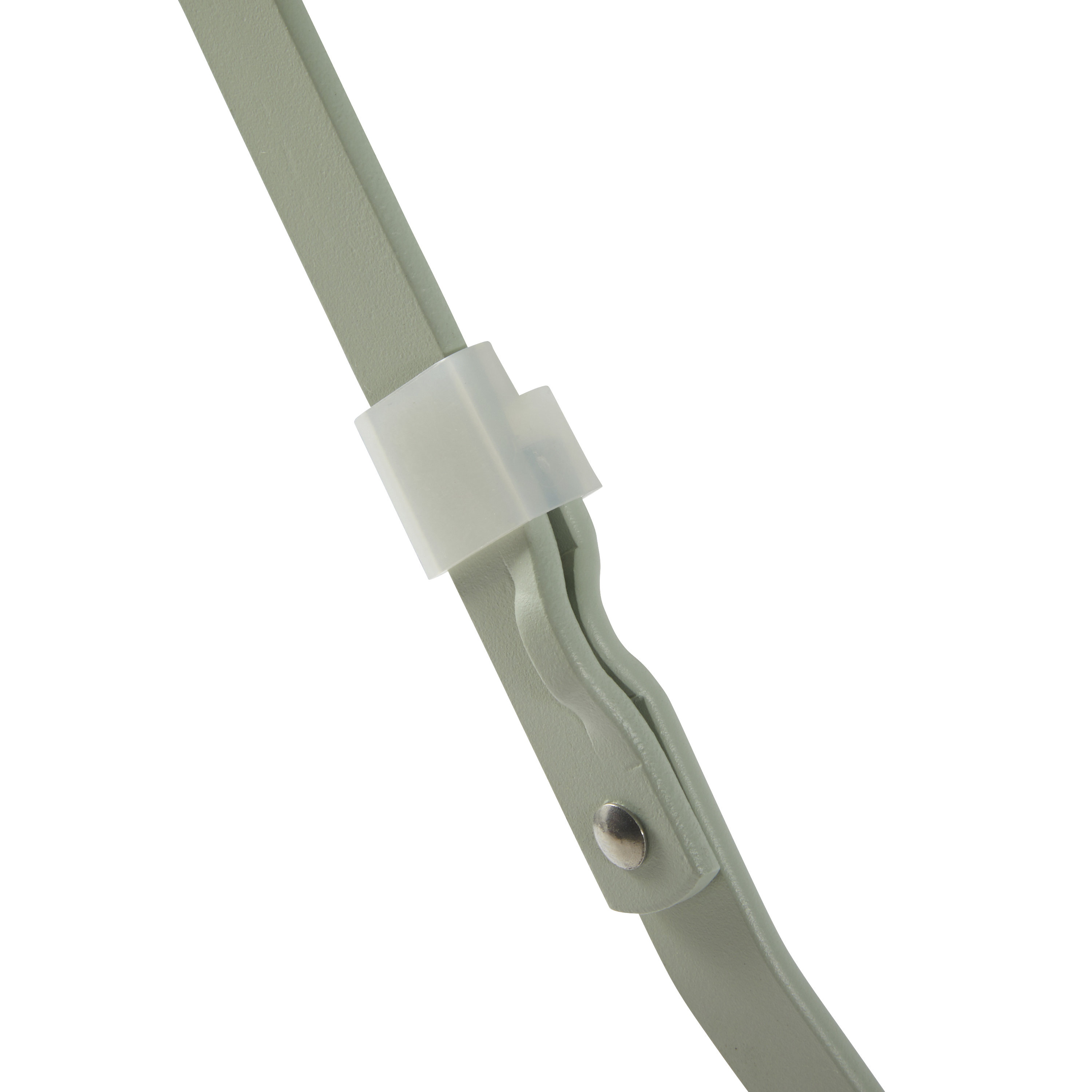 Conjunto refeição dobrável com mesa redonda 60 cm e 2 cadeiras em metal verde-água Naterial Flora - 19
