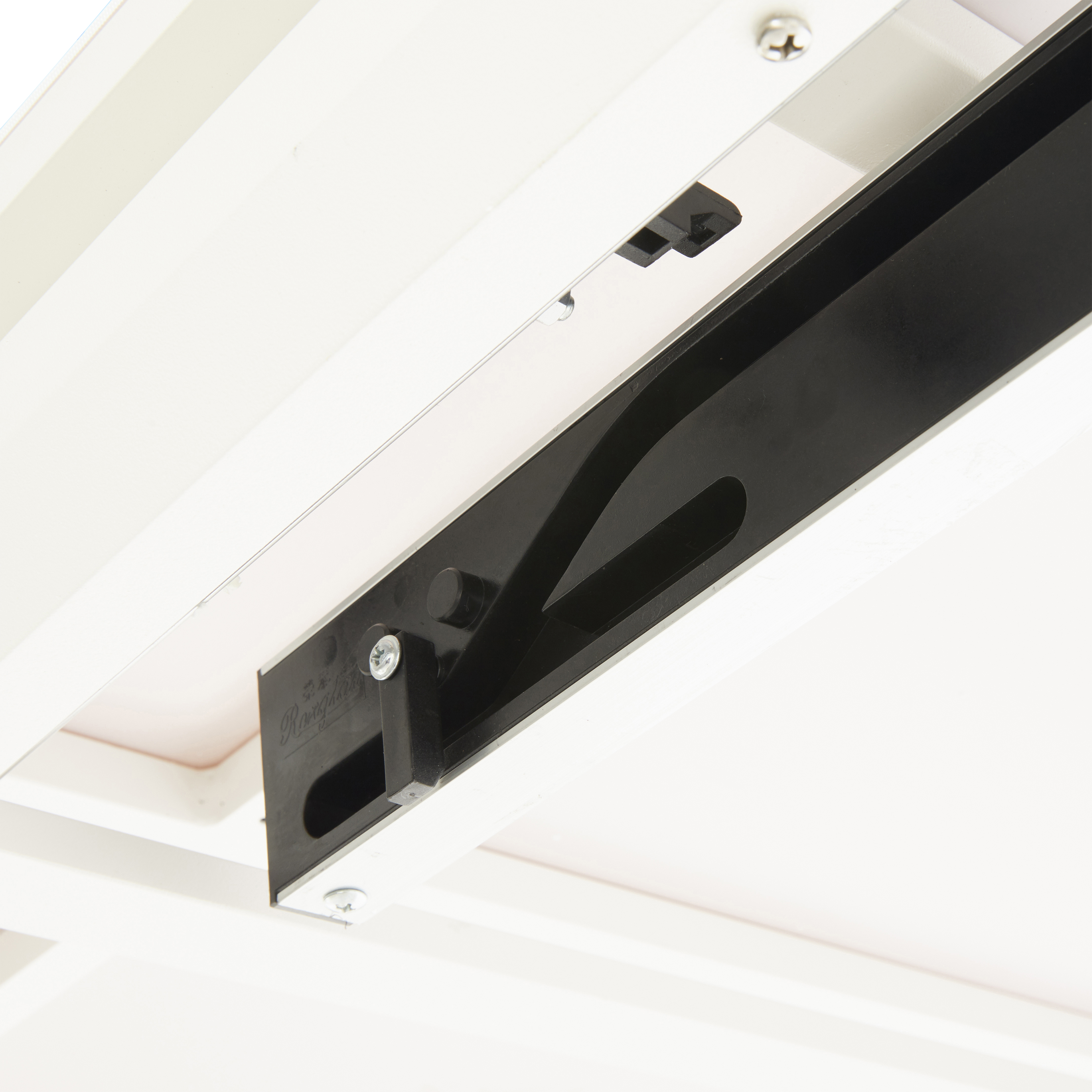 Tavolo da giardino allungabile Odyssea NATERIAL in alluminio bianco con piano in vetro texturizzato  per 12 persone 256/320x100cm - 6