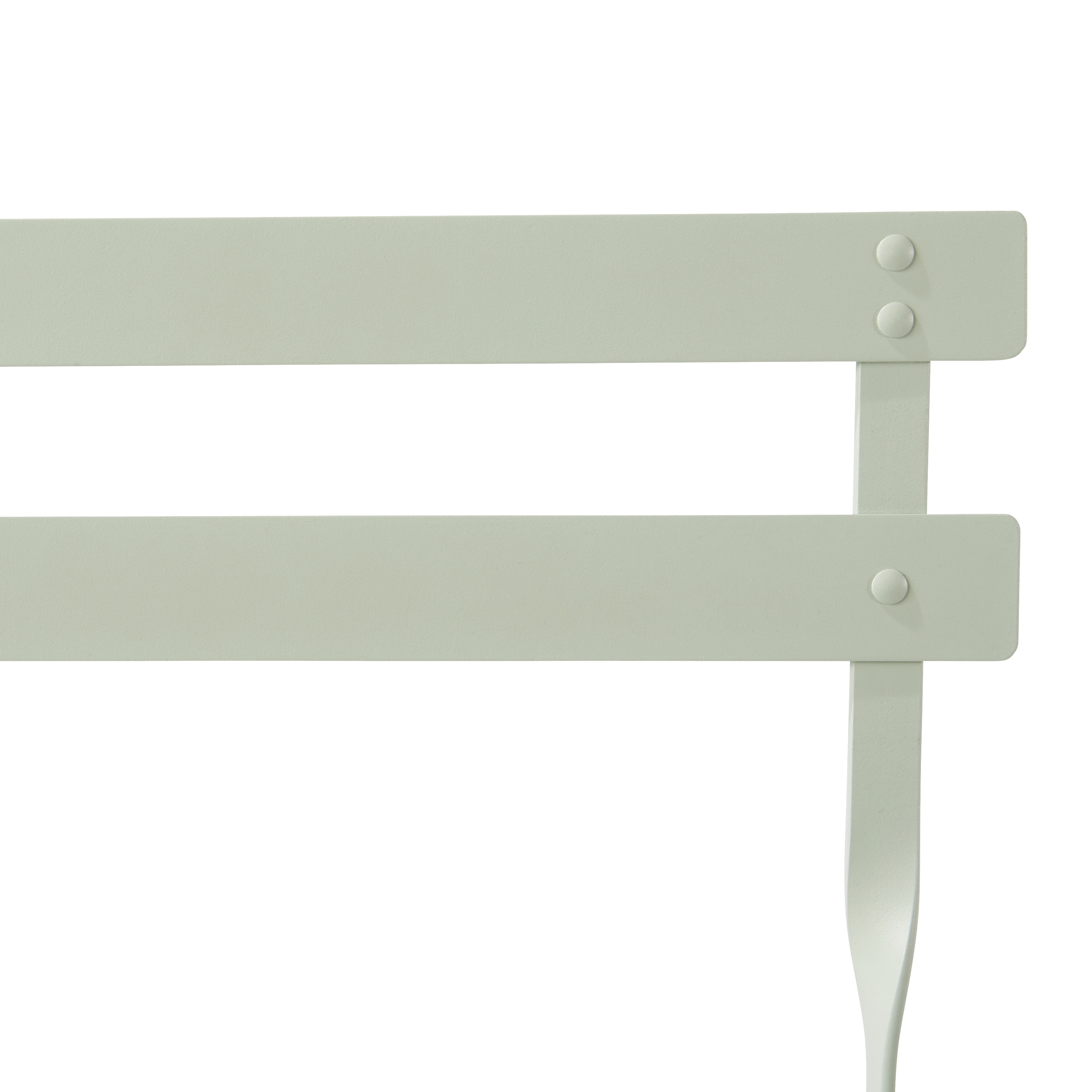 Sedia da giardino pieghevole Flora NATERIAL, struttura e seduta in acciaio verde - 16