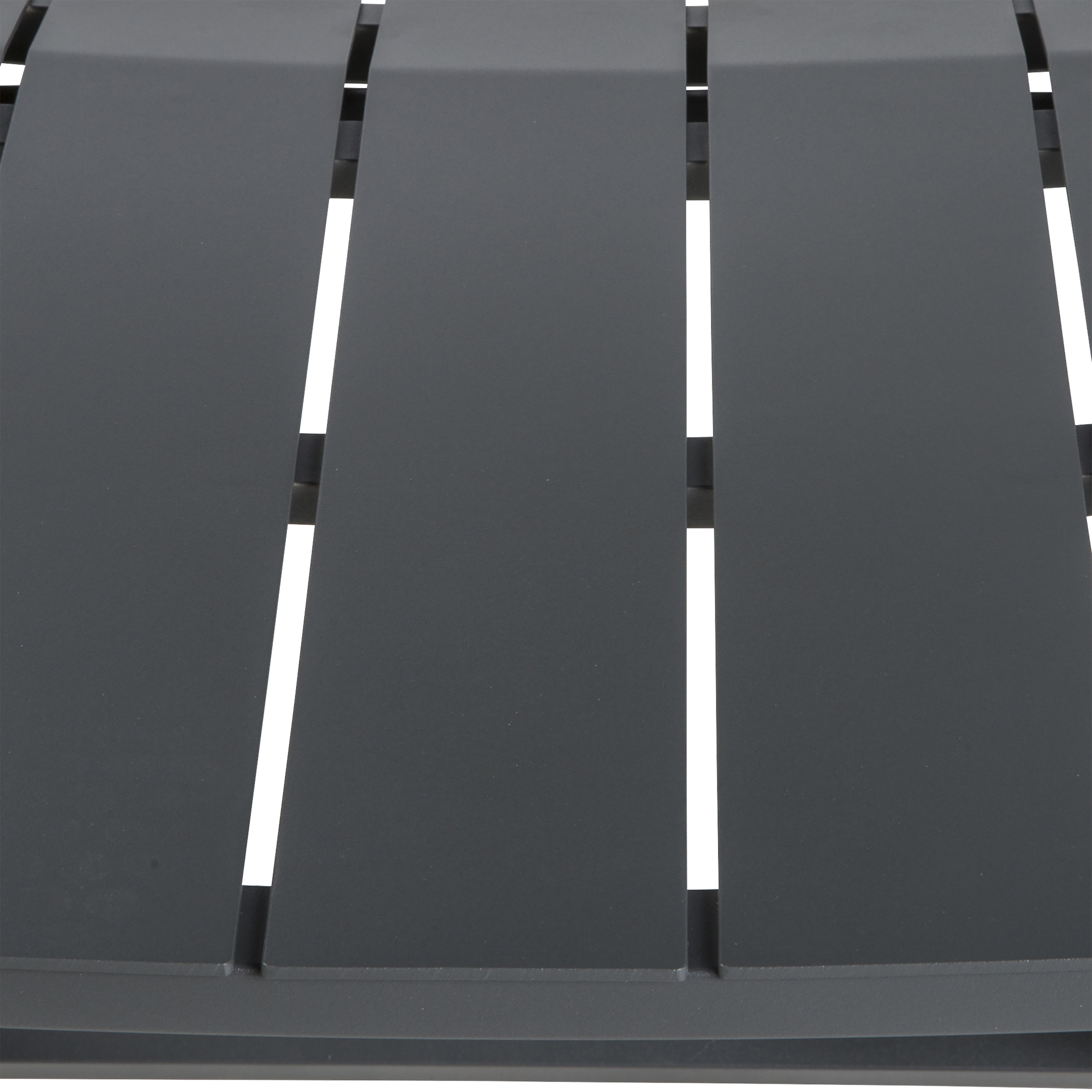 Sedia da giardino pieghevole in alluminio Idaho NATERIAL, seduta in alluminio antracite - 14