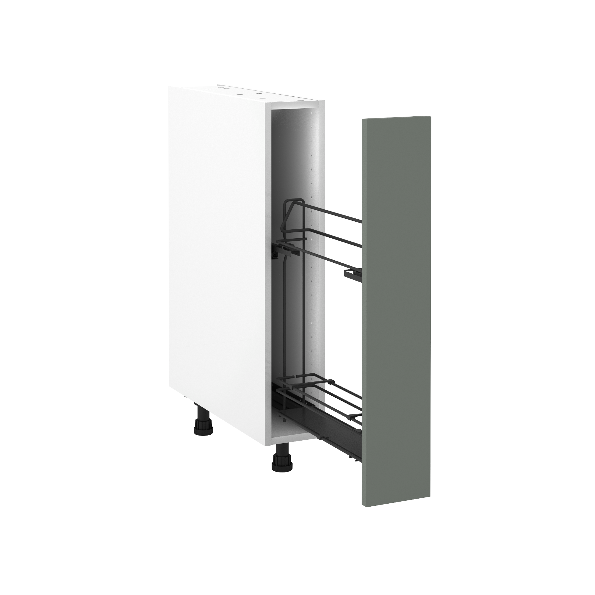 Porta de cozinha Delinia Viena 14.7x76.5cm verde mate - 2