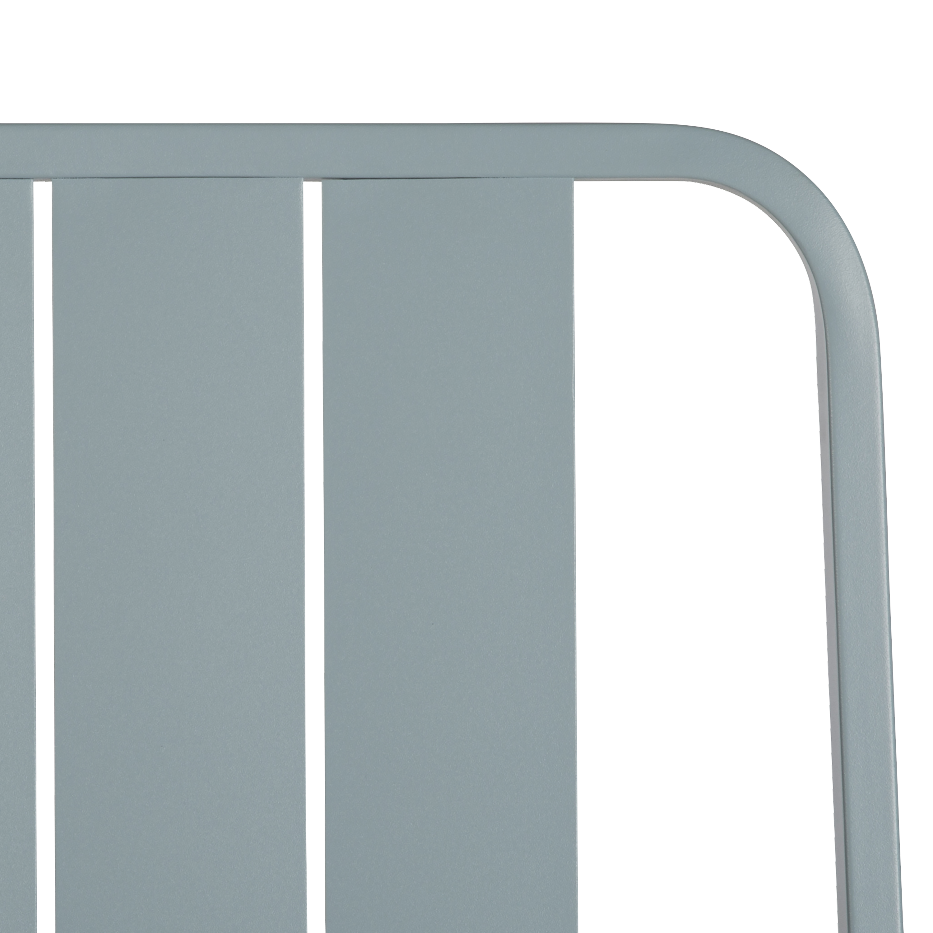 Sedia da giardino pieghevole in alluminio Idaho NATERIAL, seduta in alluminio azzurro - 20