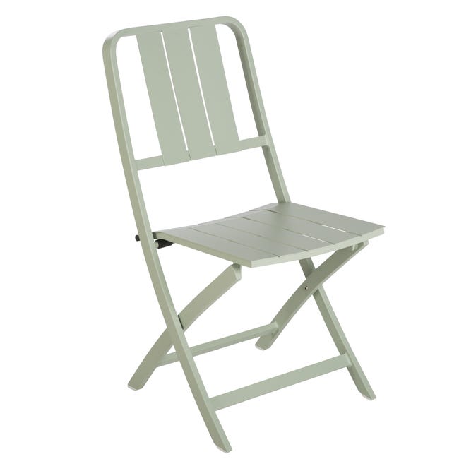 Chaise Idaho en Aluminium Vert