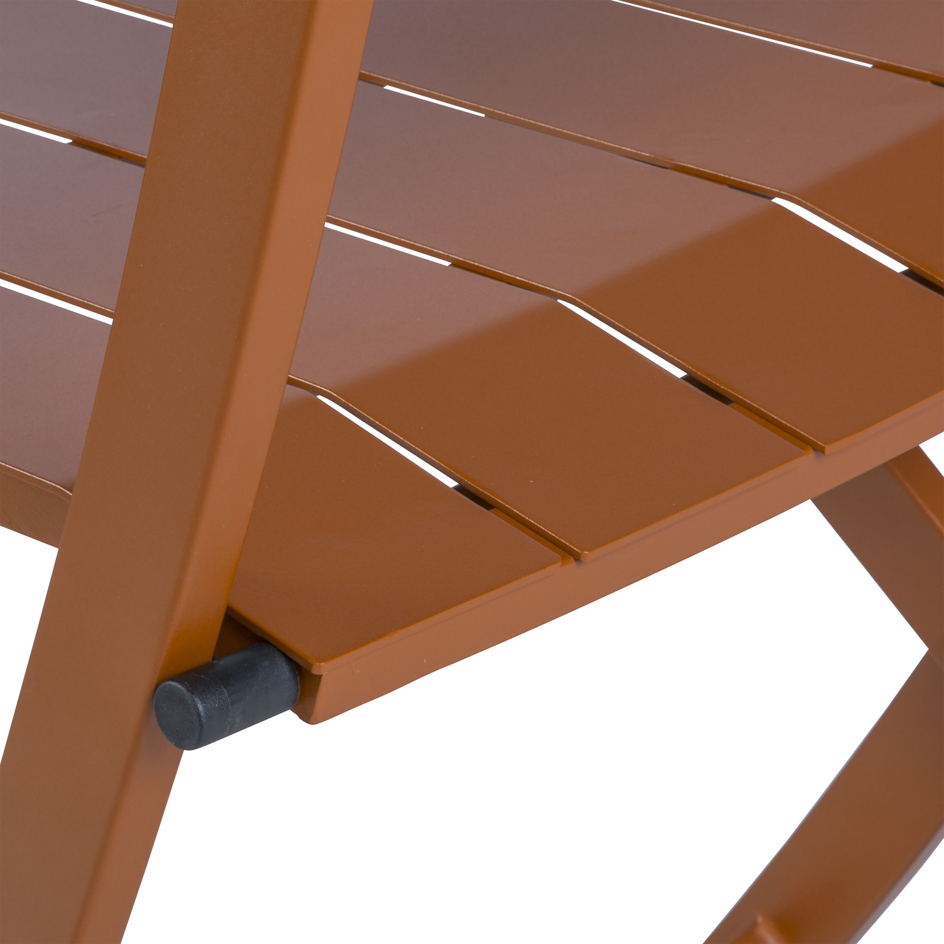 Sedia da giardino pieghevole in alluminio Idaho NATERIAL, seduta in alluminio arancione - 16