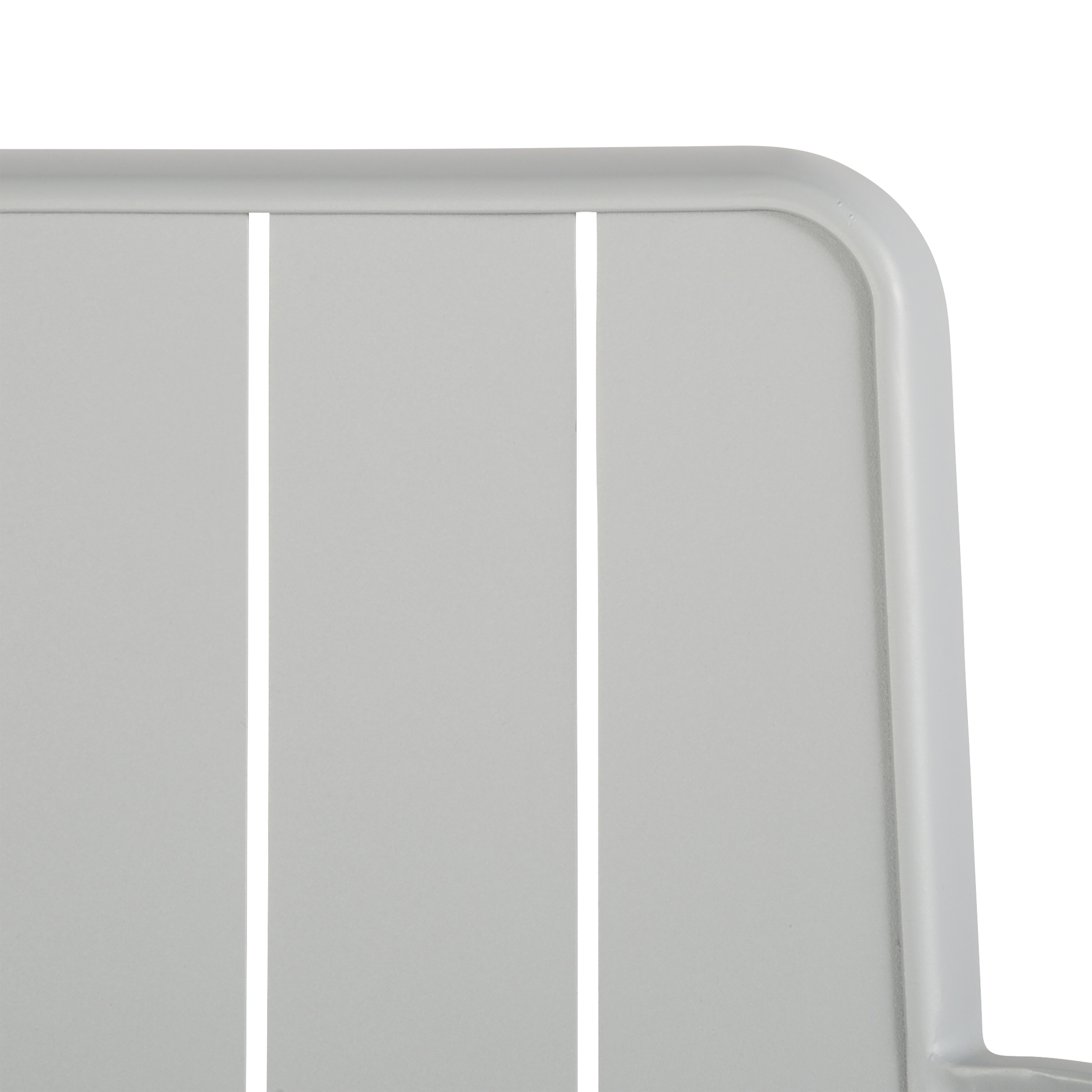 Sedia da giardino con braccioli Idaho NATERIAL, struttura e seduta in alluminio grigio - 10