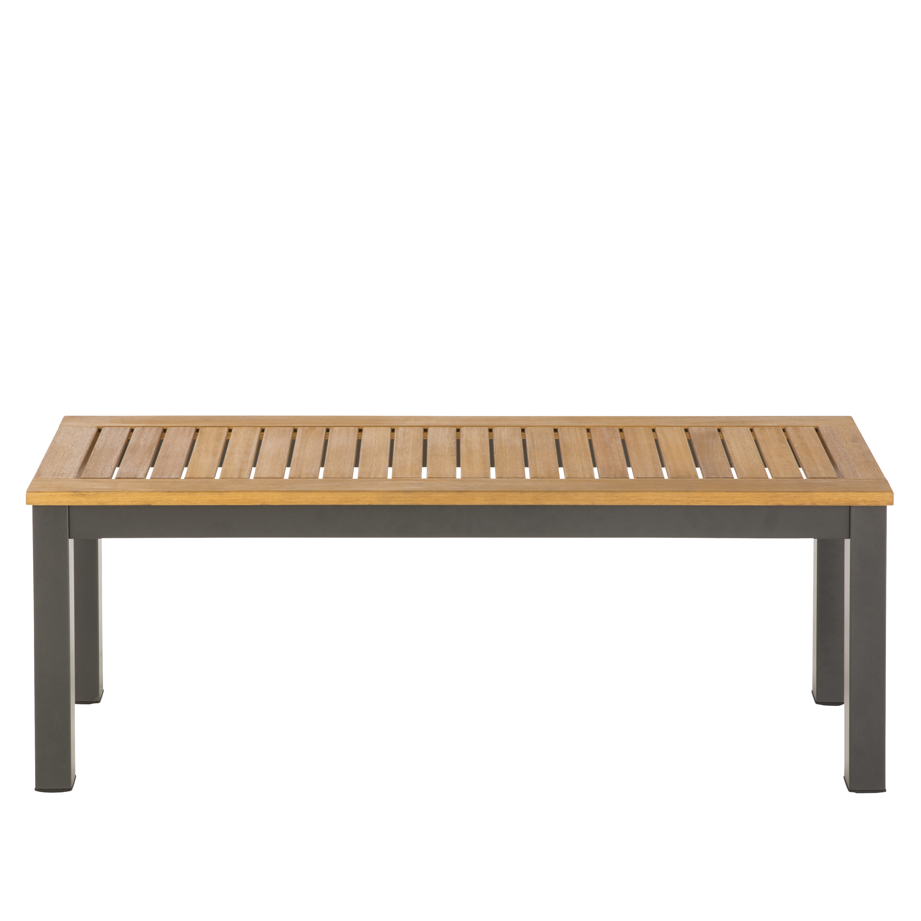 Banc de jardin NATERIAL Oris en aluminium gris anthracite/bois d'eucalyptus - 3