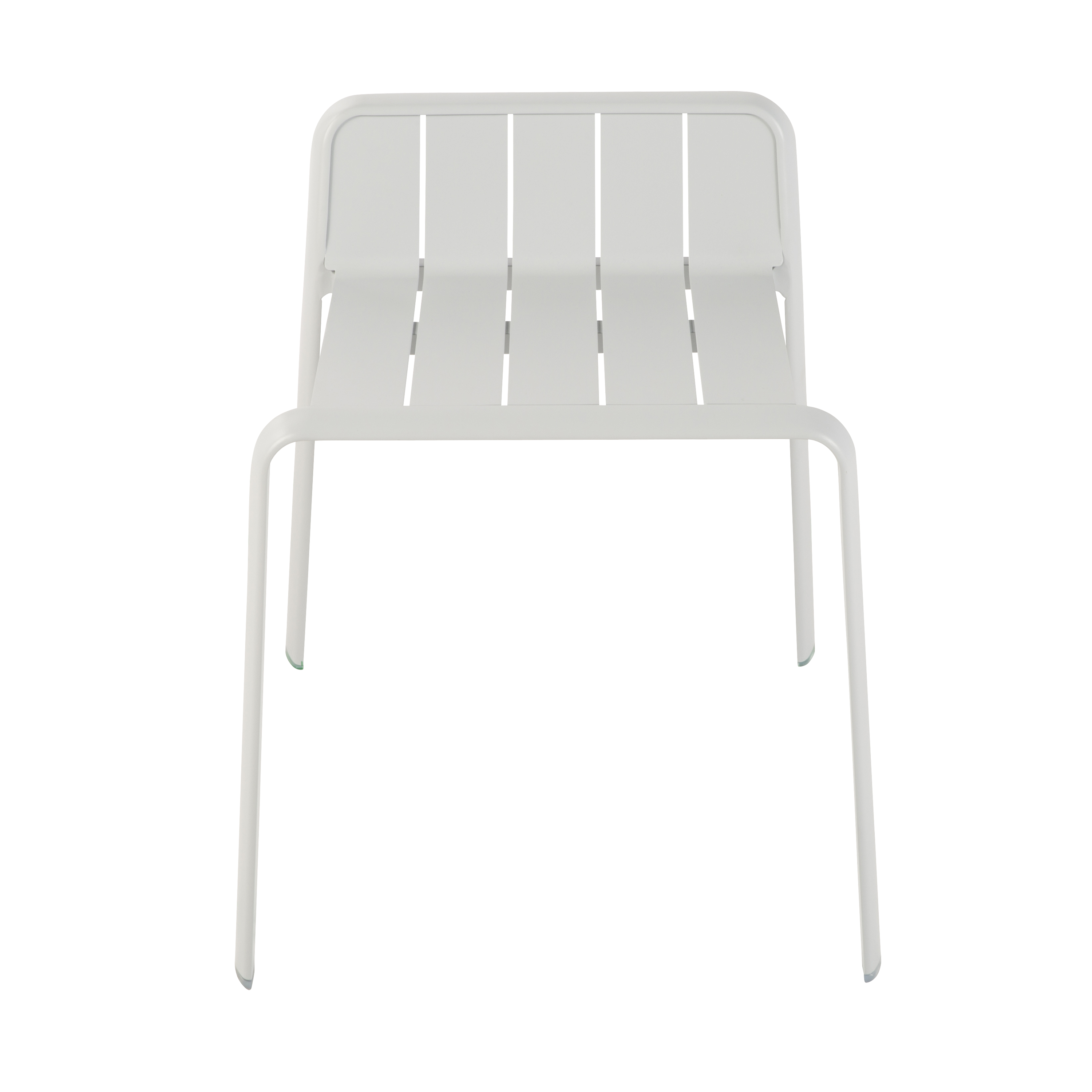 Sgabello da giardino in alluminio Idaho NATERIAL, struttura e seduta in alluminio grigio - 8