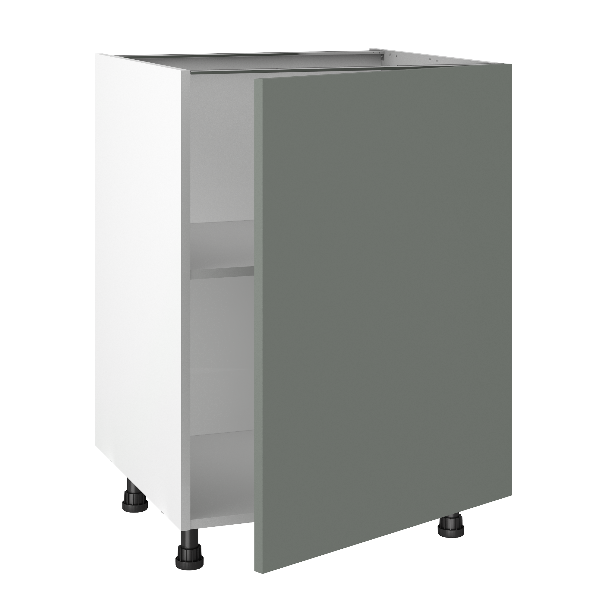 Porta para móvel de cozinha Delinia Viena 60X77 cm verde mate - 2