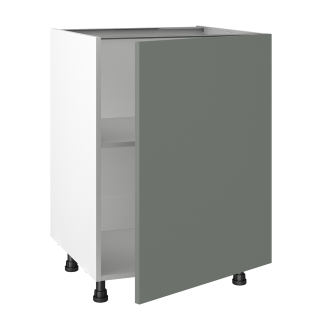 Mueble bajo de cocina Delinia ID Viena verde mt 76,8X60 cm 1PTA