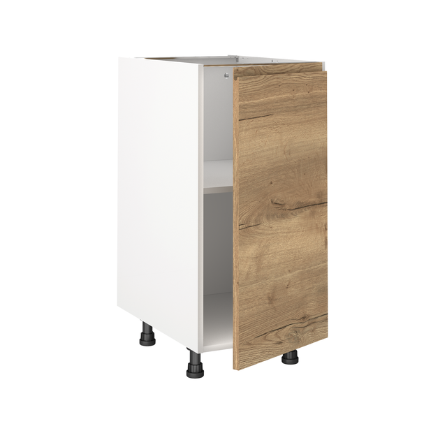 Mueble bajo de cocina Delinia ID Tokyo roble mate 76,8X40 cm 1PTA