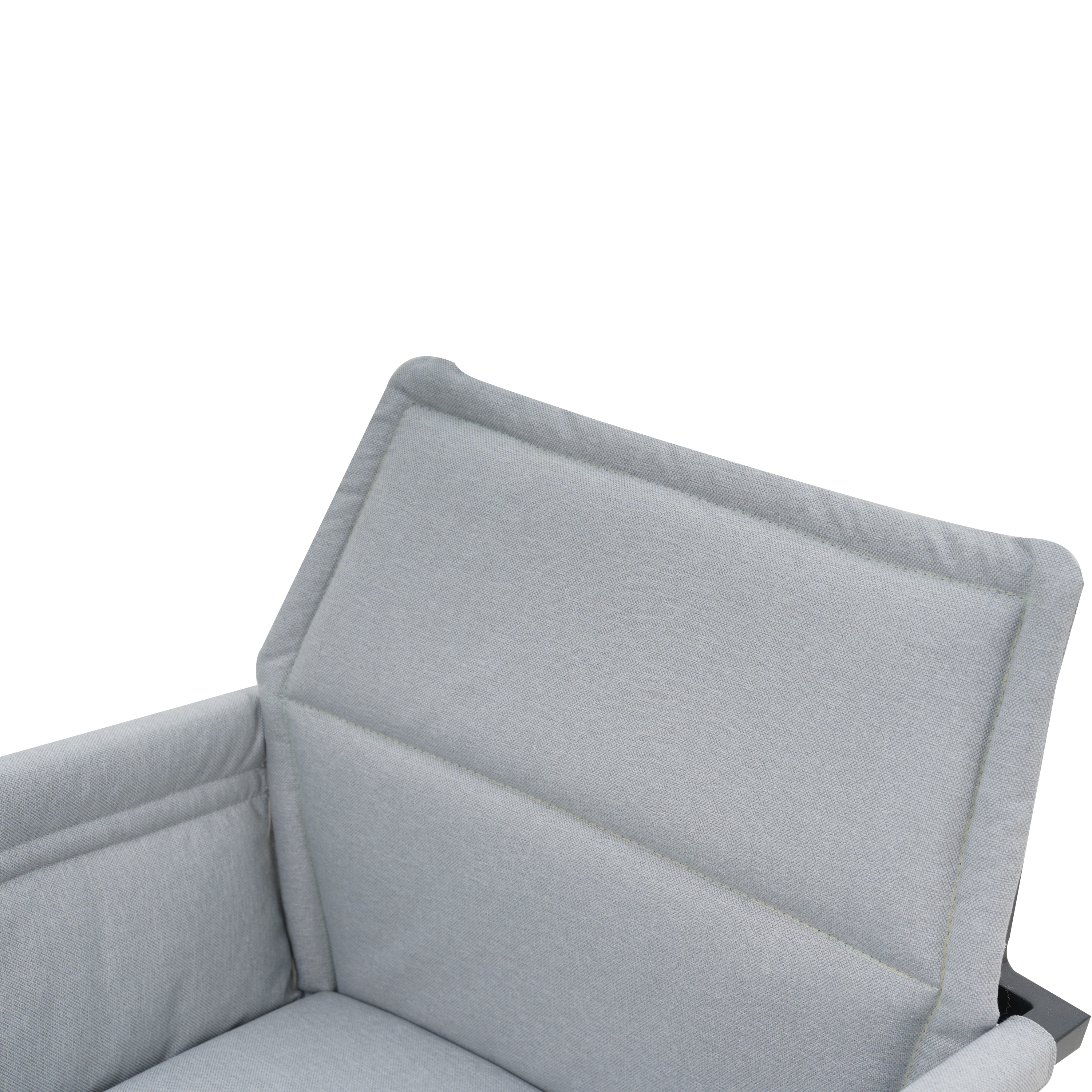 Sedia da giardino con cuscino grigio e braccioli Orion NATERIAL struttura in alluminio grigio, seduta in polipropilene grigio - 11