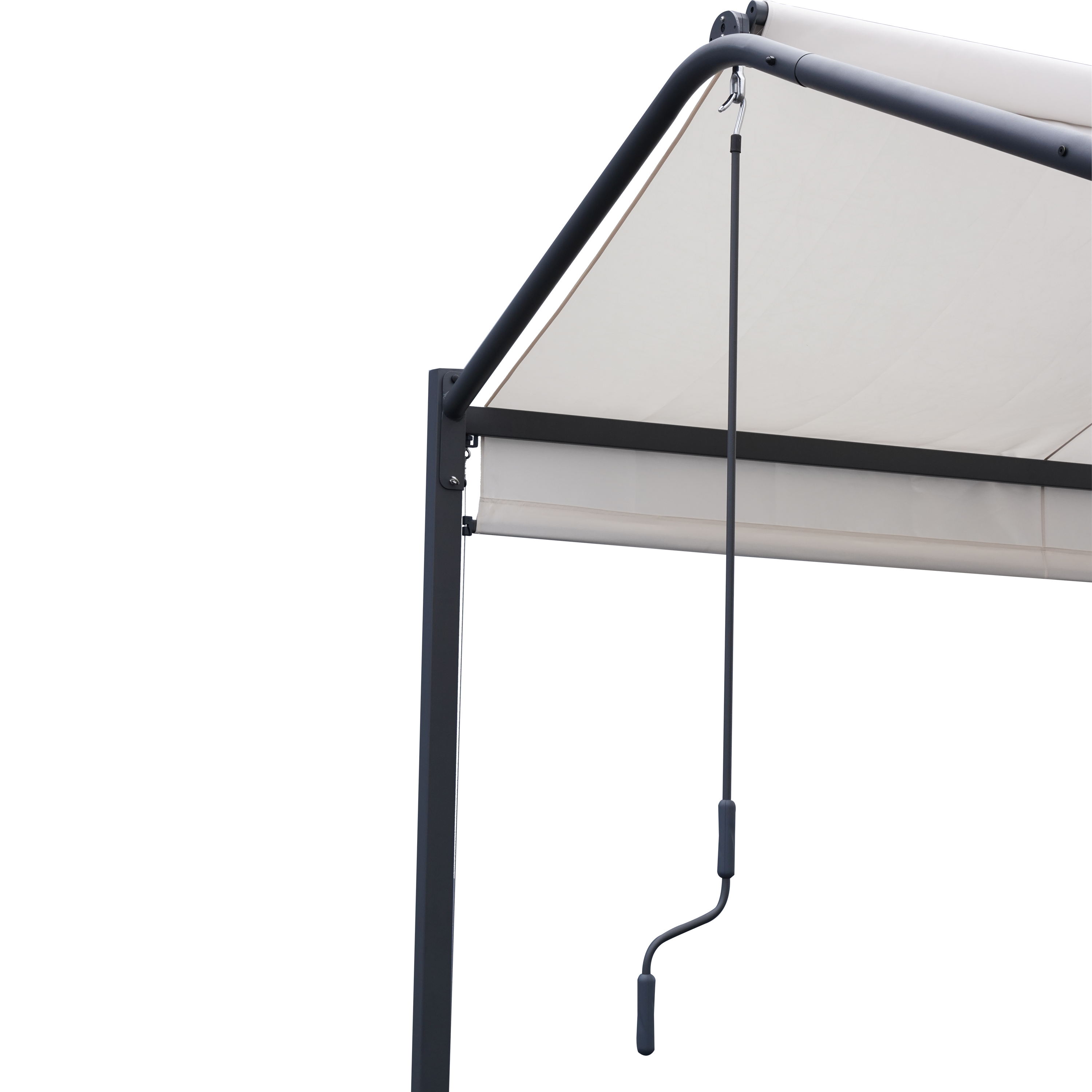 Tonnelle autoportant Cassy NATERIAL acier blanc, 9 m² - 7