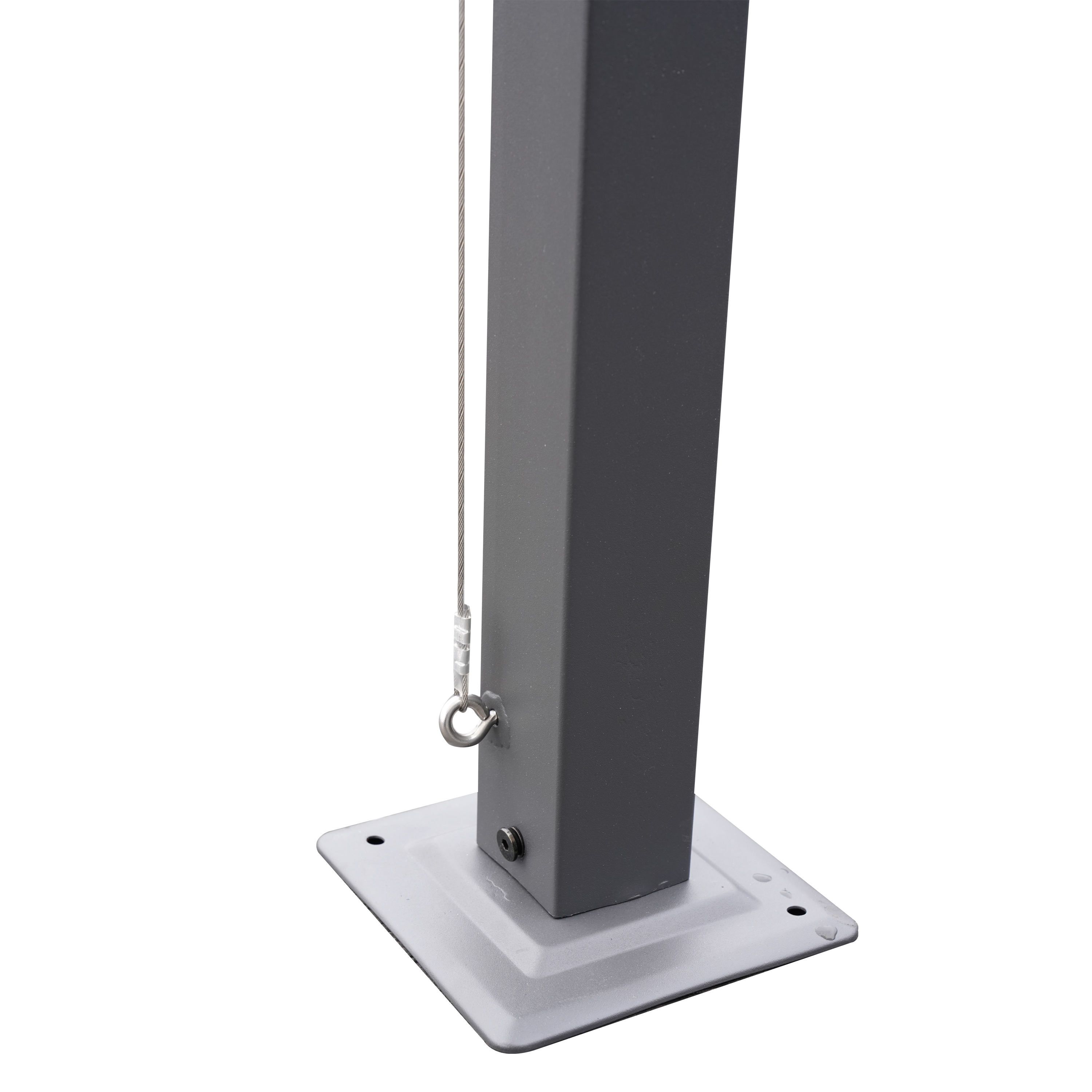 Tonnelle autoportant Cassy NATERIAL acier blanc, 9 m² - 8