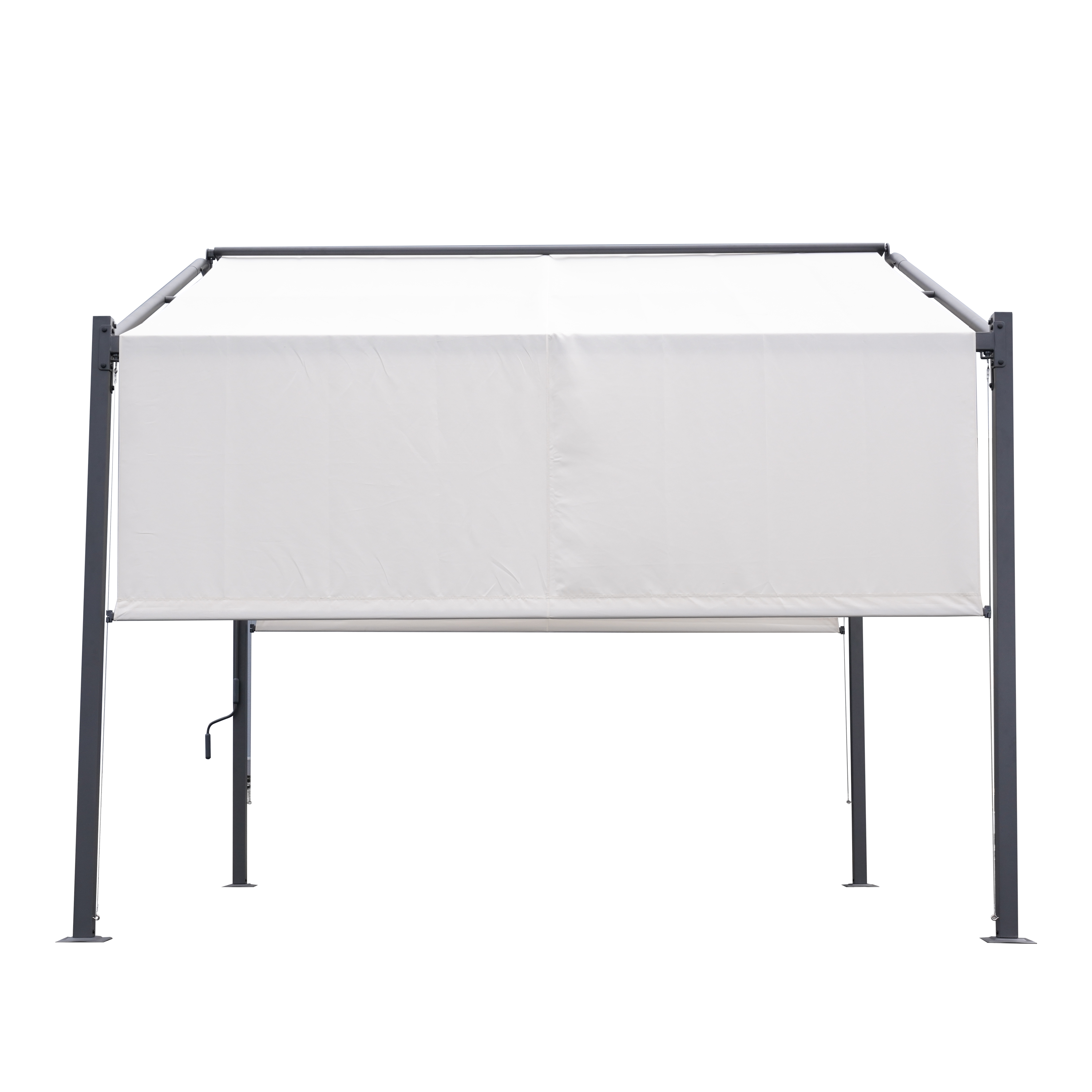 Tonnelle autoportant Cassy NATERIAL acier blanc, 9 m² - 6