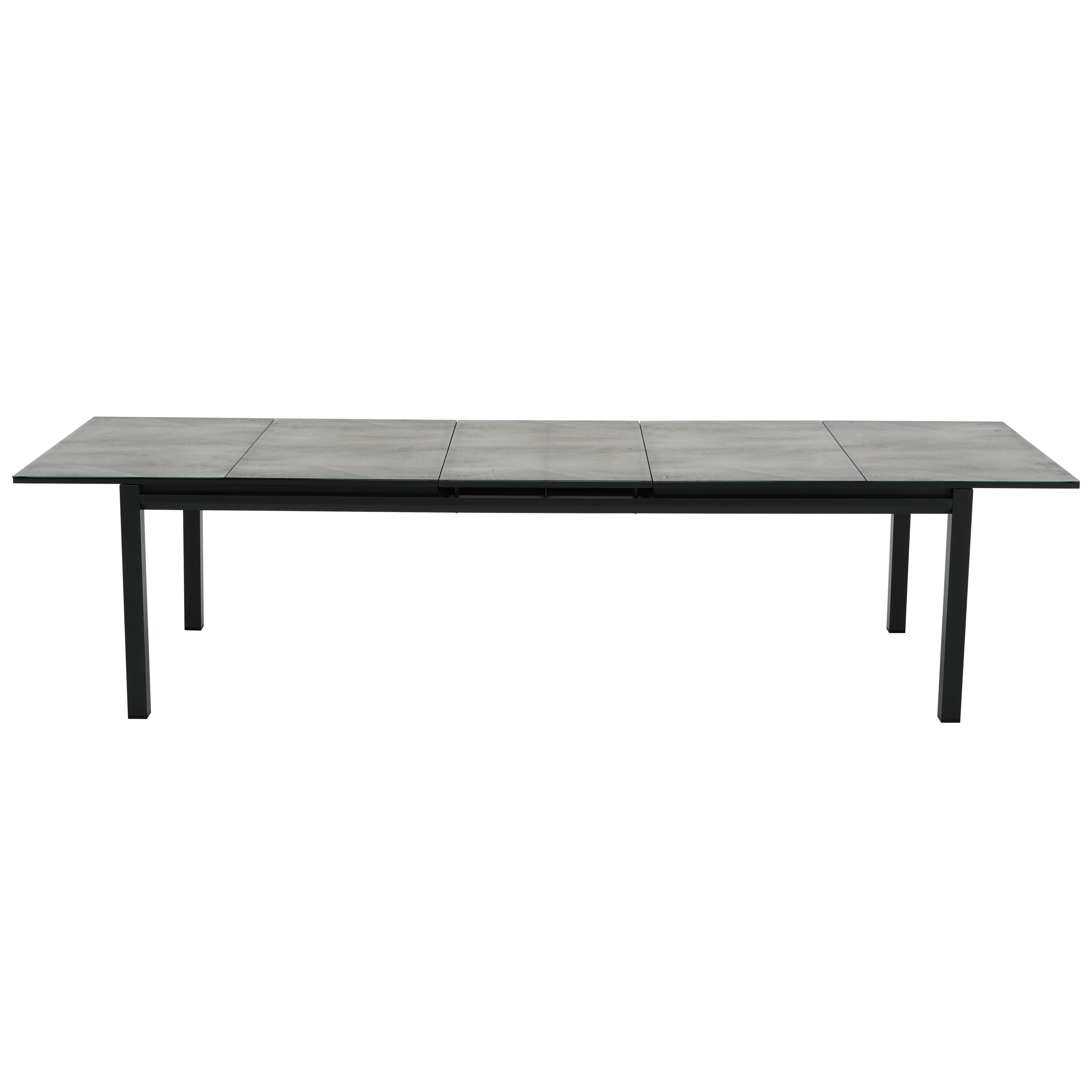 Mesa de alumínio NATERIAL ODYSSEA 256/320X100X75CM ANTRACITE - 28