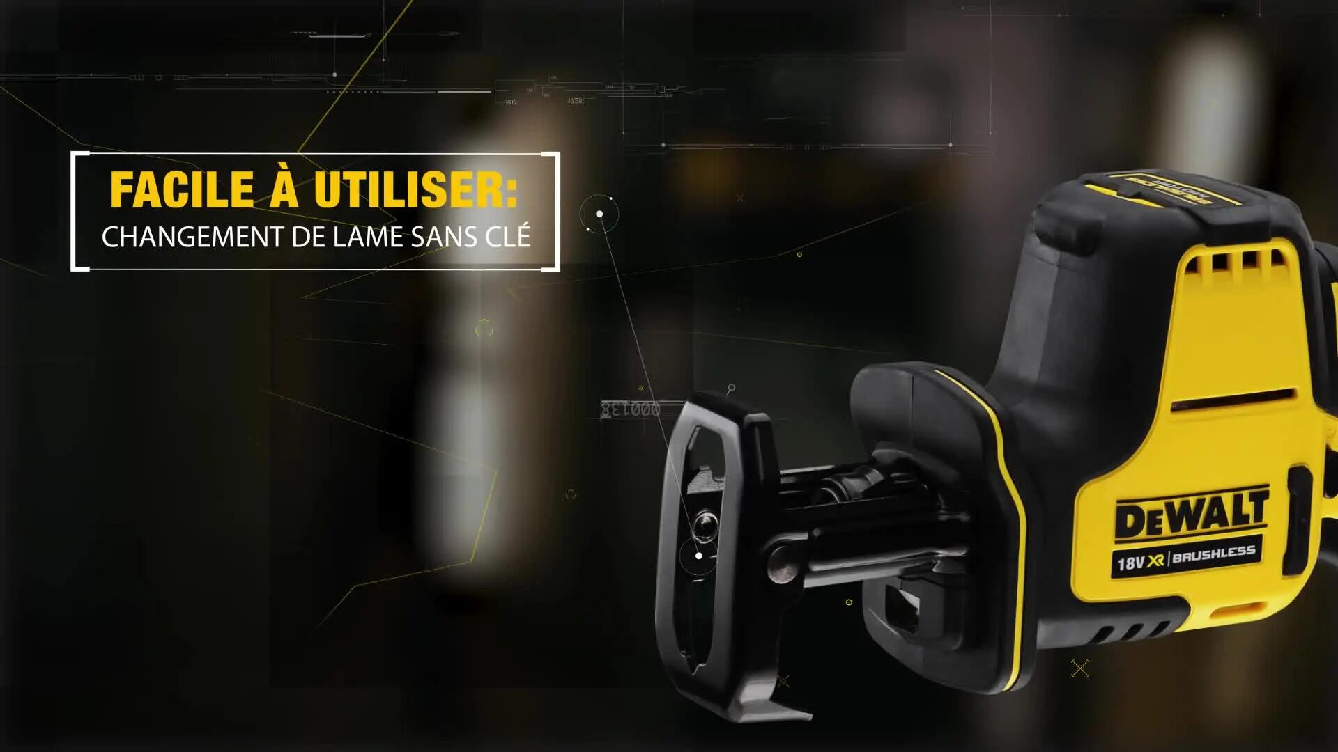 Scie sabre DEWALT XR 18 V, Sans Batterie en Coffret, DCS369NT-XJ - 6
