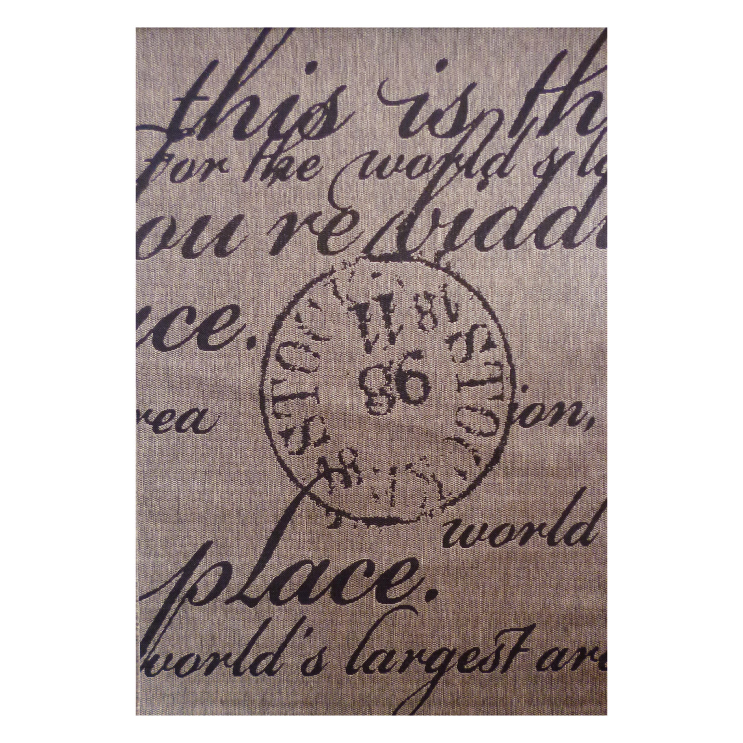 Tappeto Cottage poesia urban city multicolor, L 190 x L 133 cm - 3