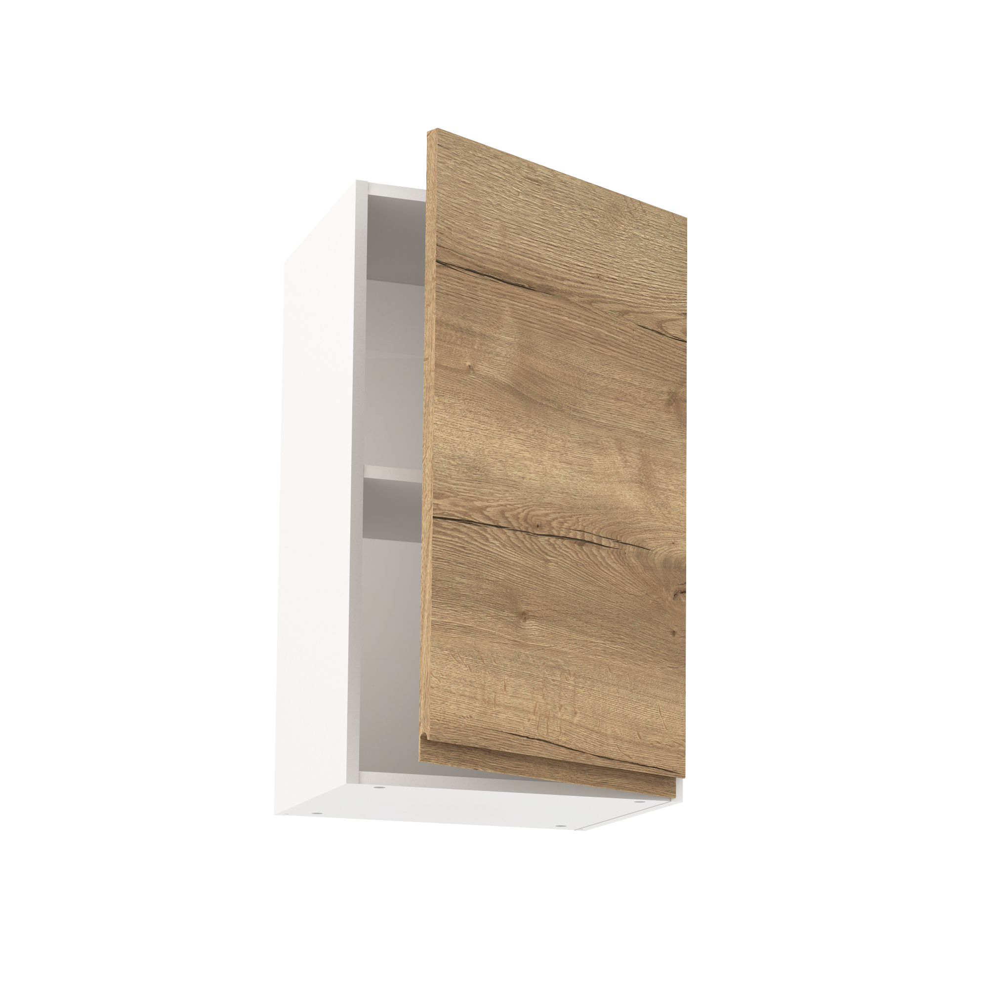 Mueble alto de cocina delinia id newportt blanco mate 76,8x45 cm 1pta