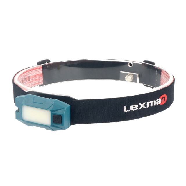 Lampe frontale rechargeable, rouge, 105LM, Lexman