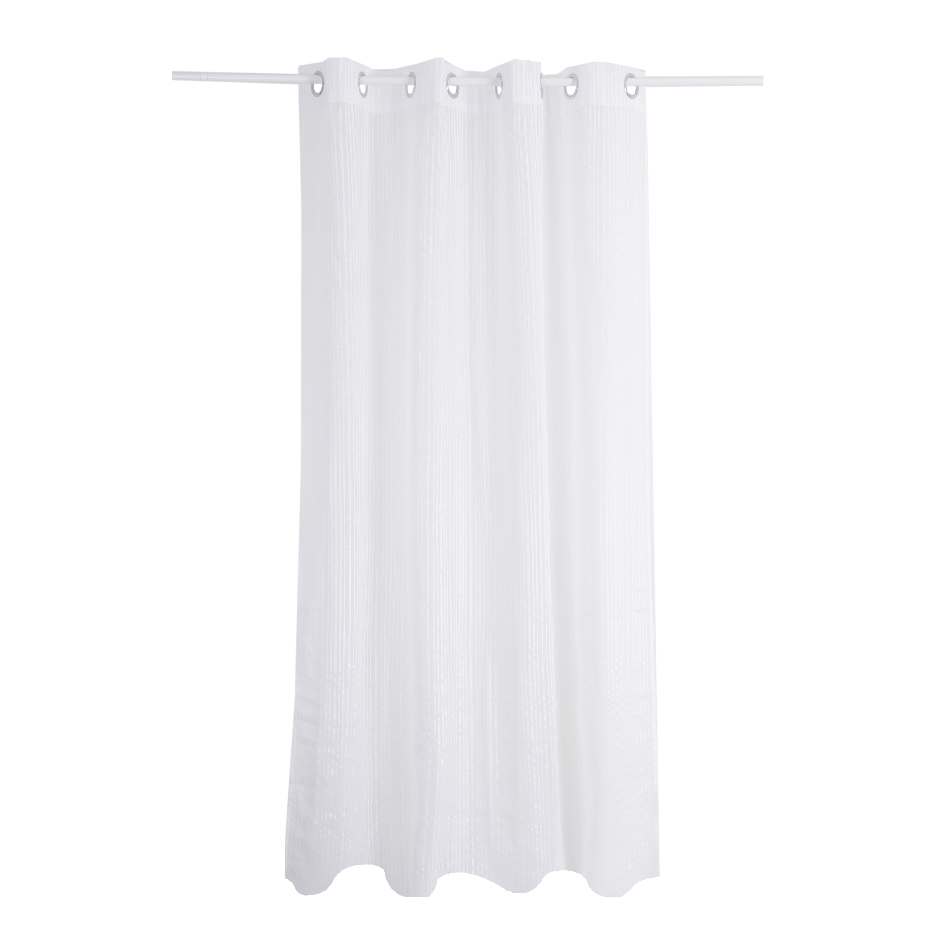 Cortinado ilhós Pricillia 140x280cm branco Inspire - 2