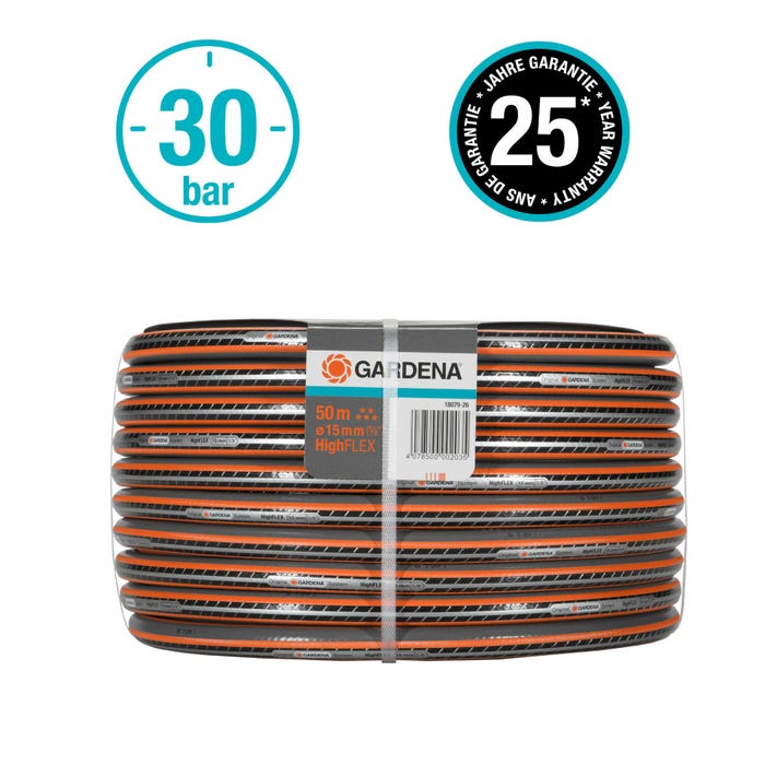 Garantie tuyau d'arrosage Gardena highflex