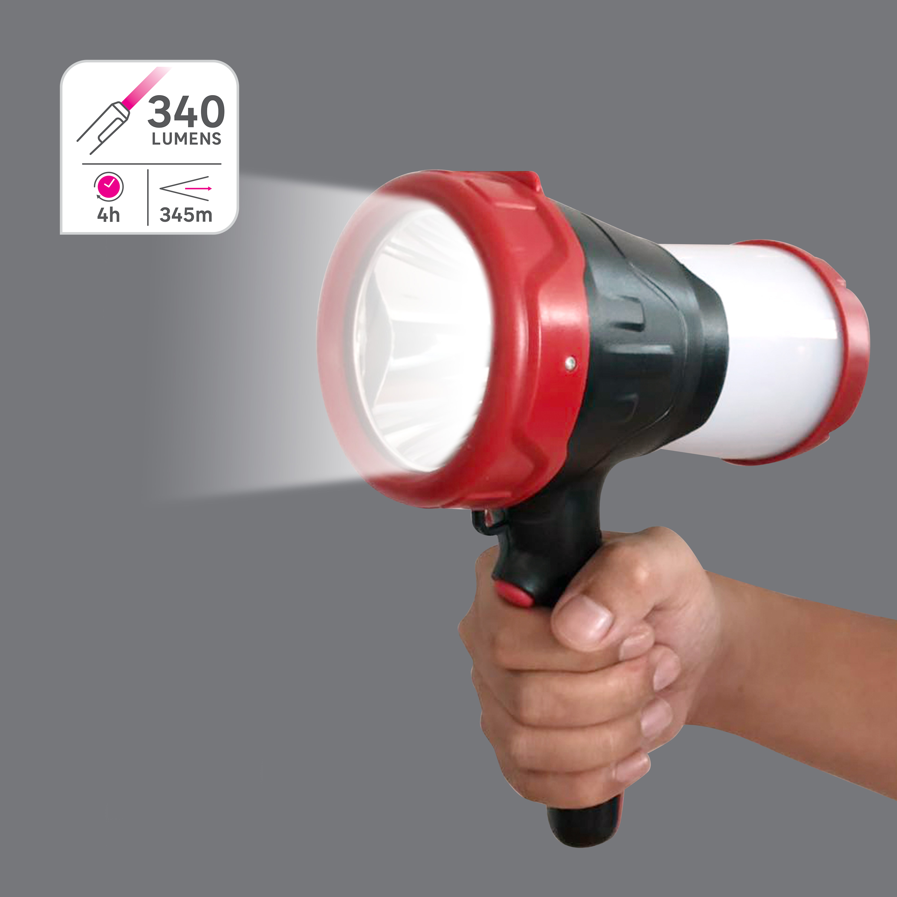 Latarka szperacz USB LEXMAN - 5
