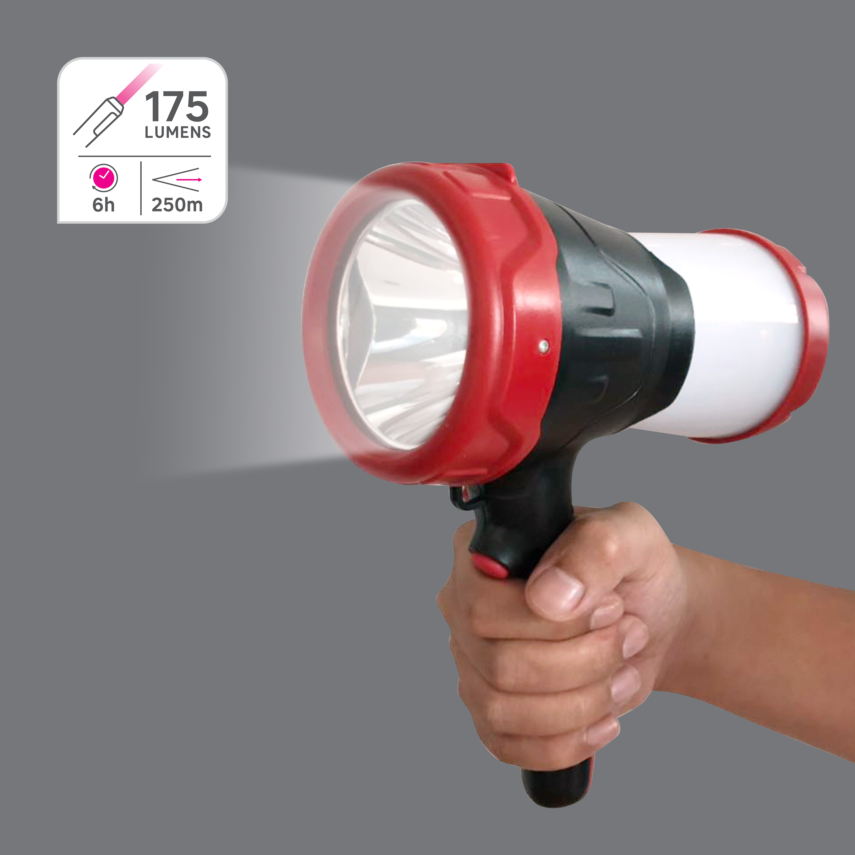 Latarka szperacz USB LEXMAN - 3