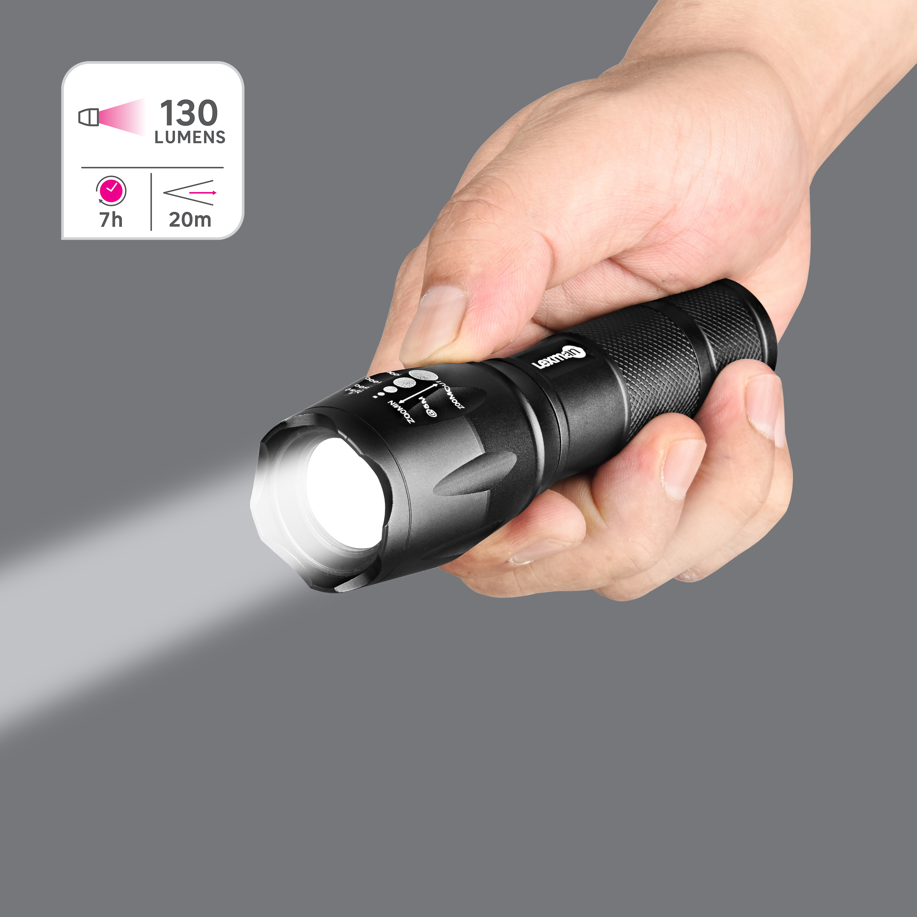 Lampada tascabile LEXMAN zoom 11953074 led 220 LM - 11