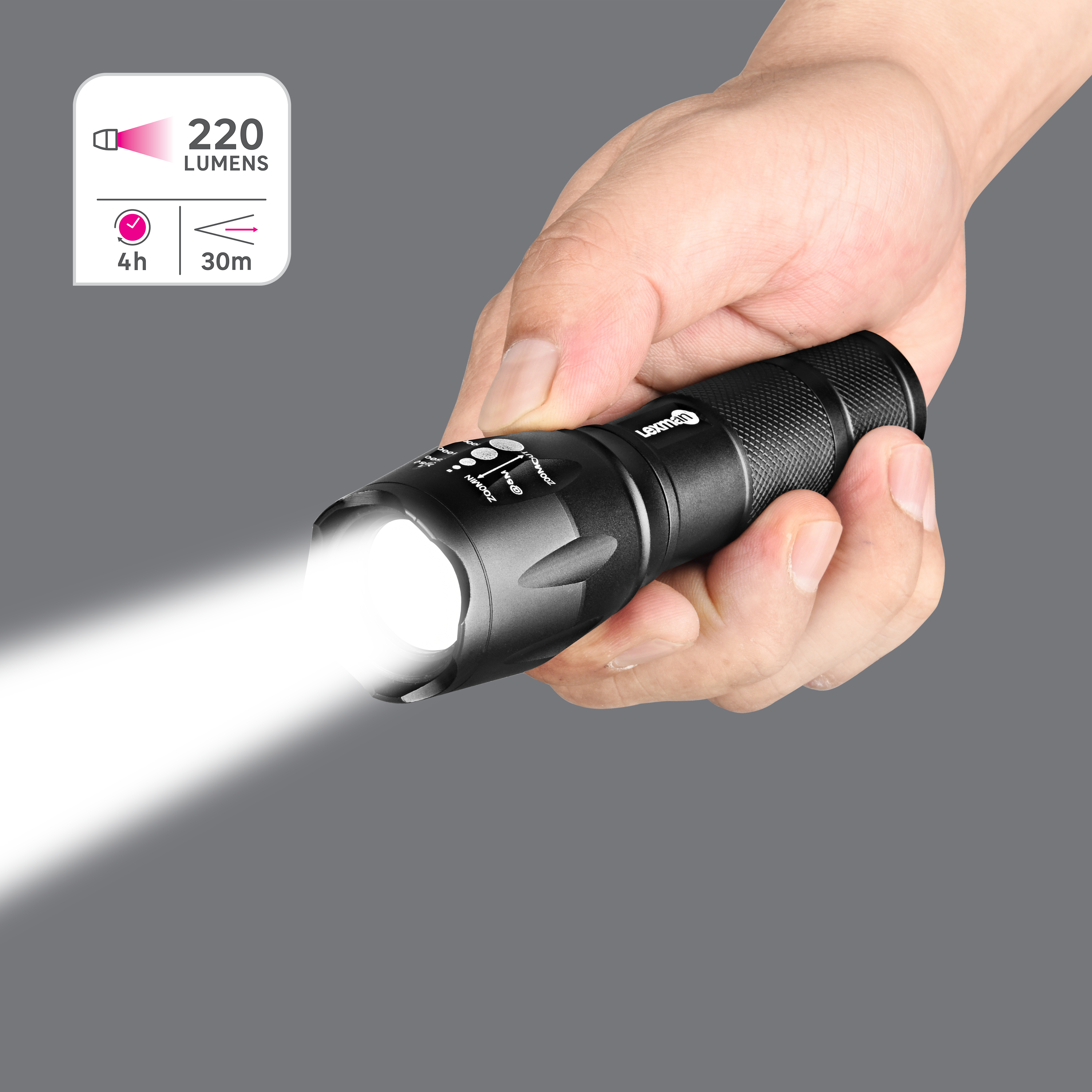 Lampada tascabile LEXMAN zoom 11953074 led 220 LM - 10