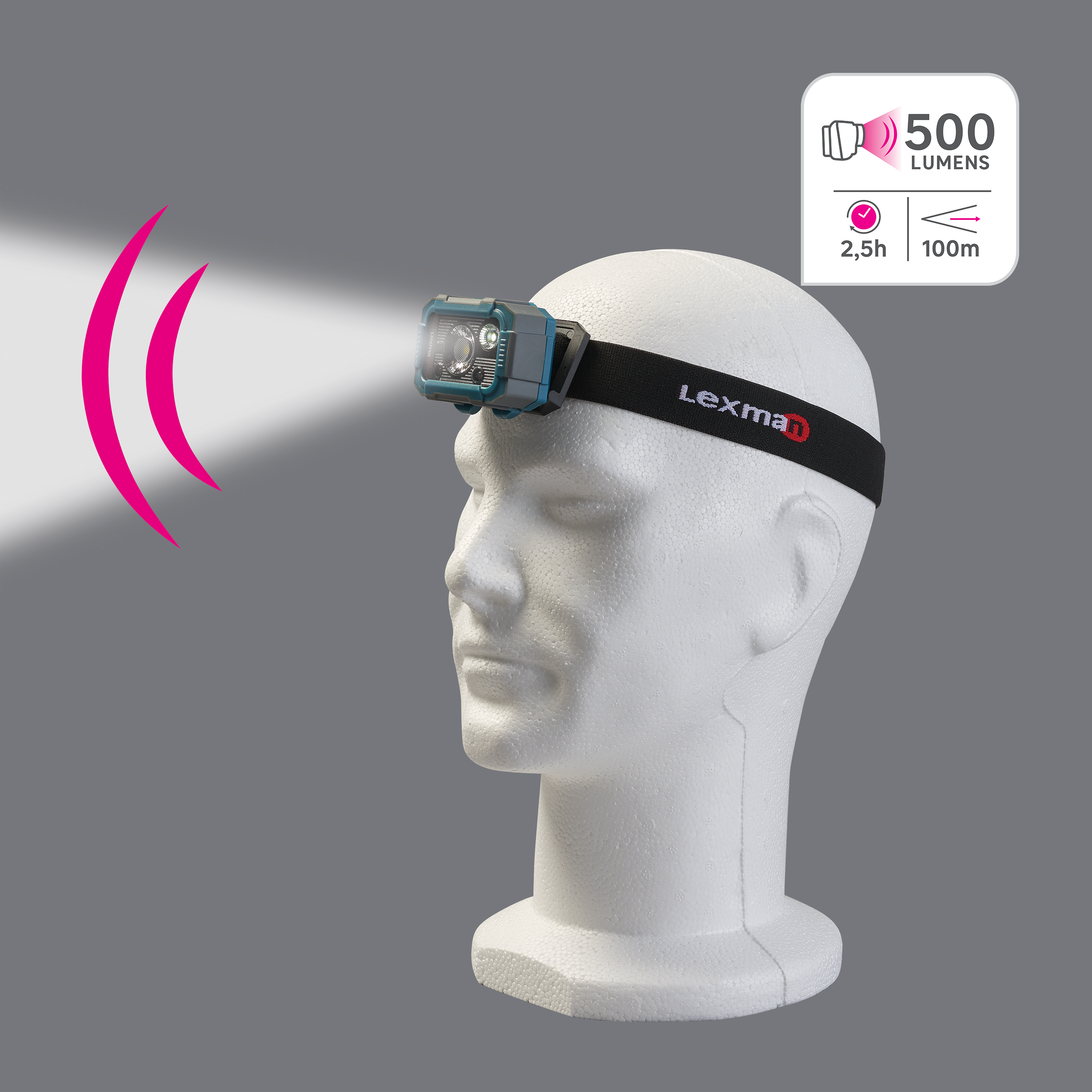 Lampe frontale, 125LM, Lexman - 6