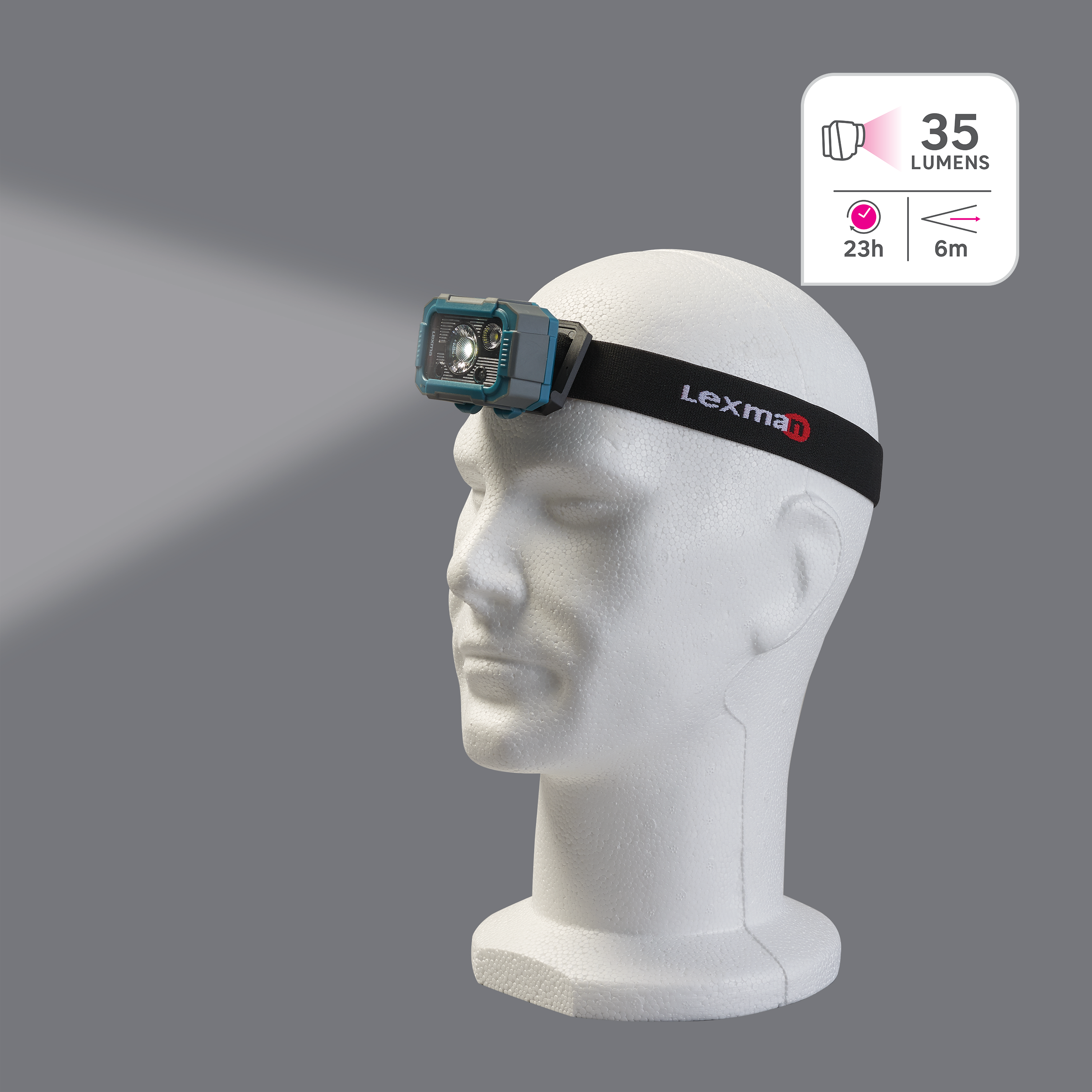 Lampe frontale, 125LM, Lexman - 5