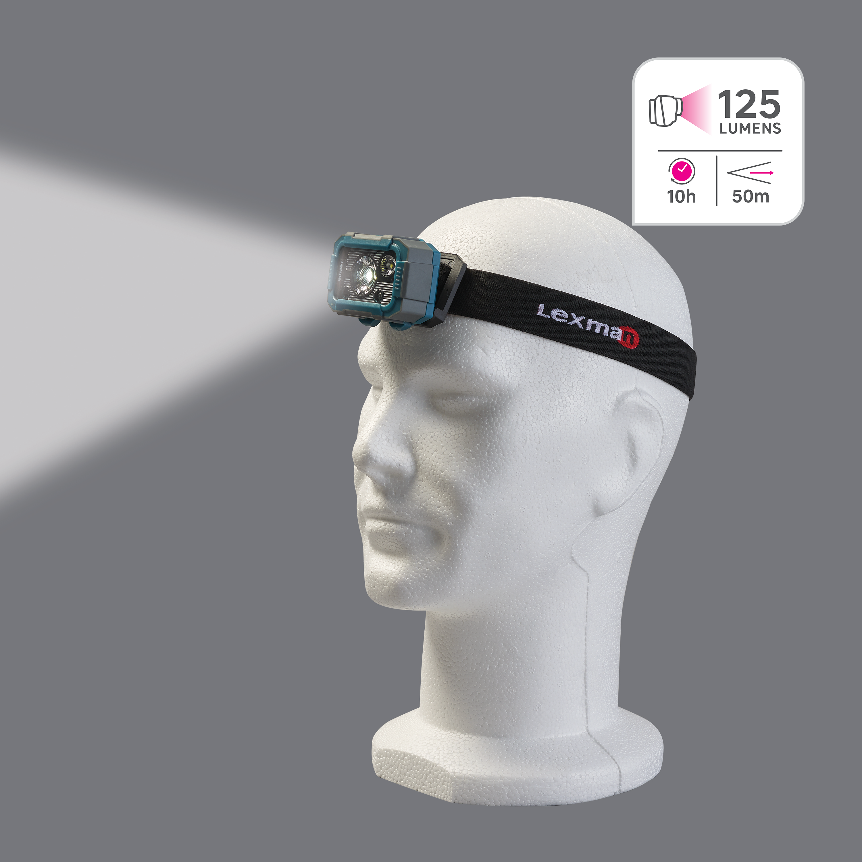 Lampe frontale, 125LM, Lexman - 4