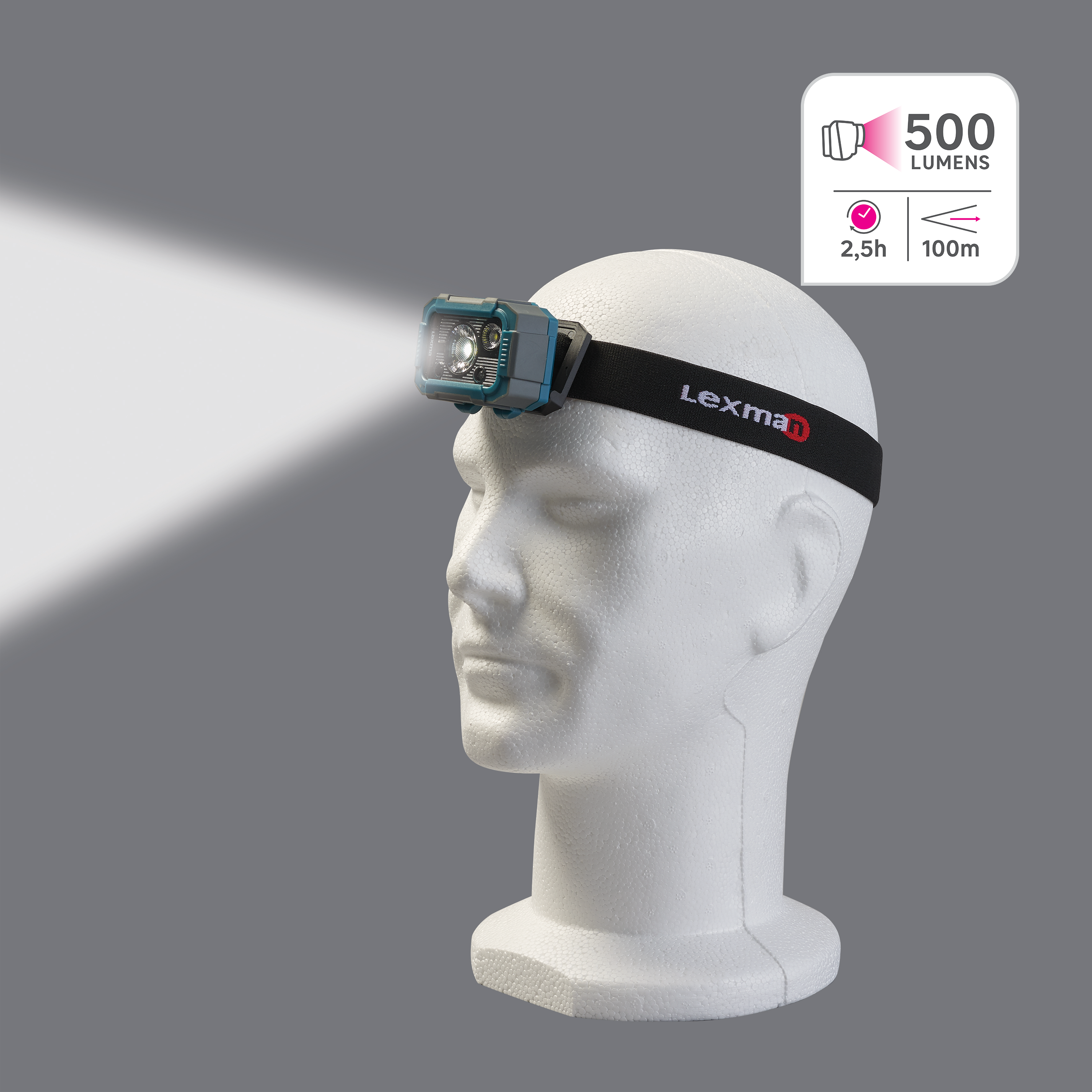 Lampe frontale, 125LM, Lexman - 3