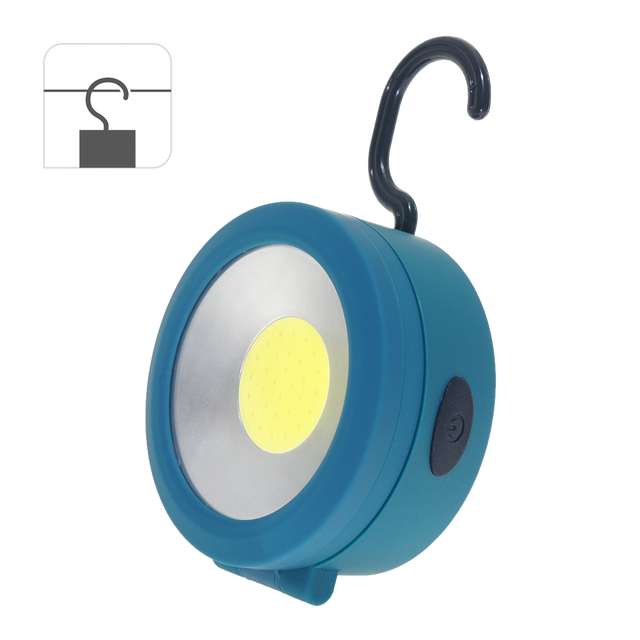 Lampe de travail ronde aimantée, 250LM, Lexman