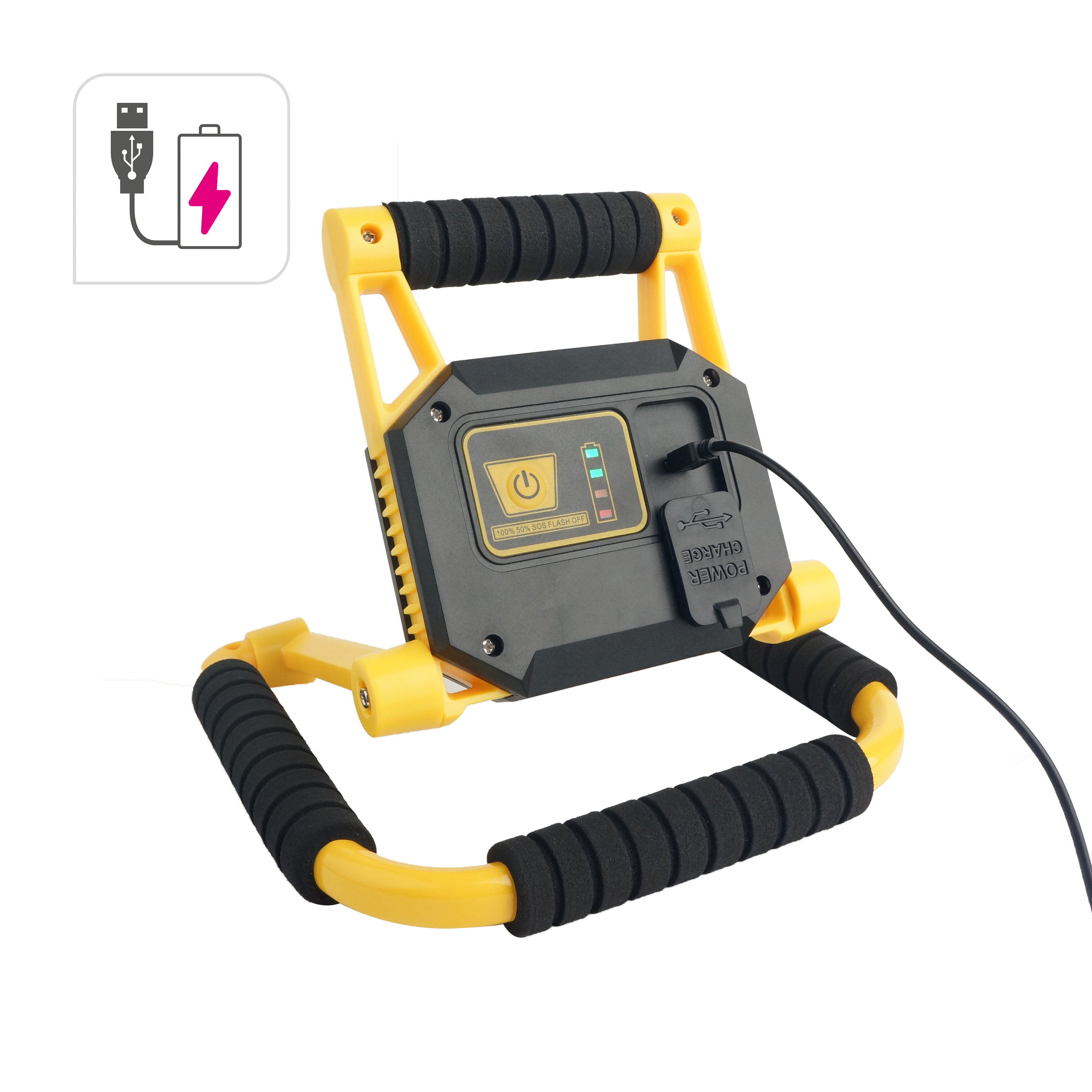 Projecteur rechargeable 1200LM-600 LM , Lexman - 2