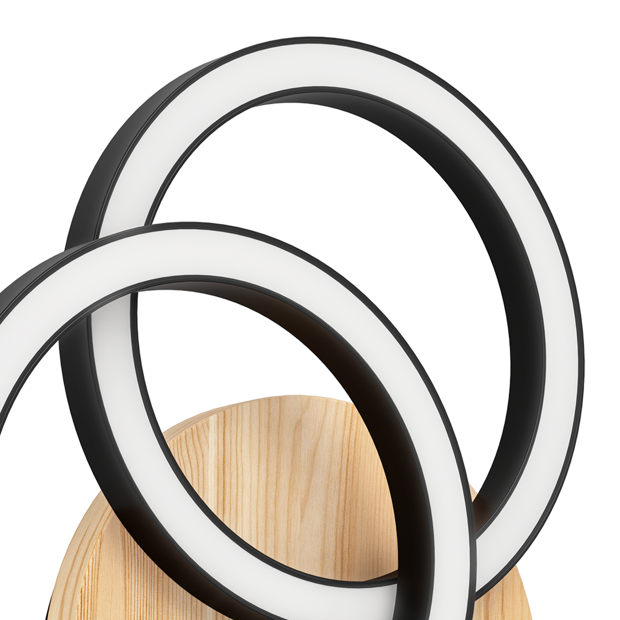 Applique murale LED, acier / acier / plastique, noir, Rog, INSPIRE - 3