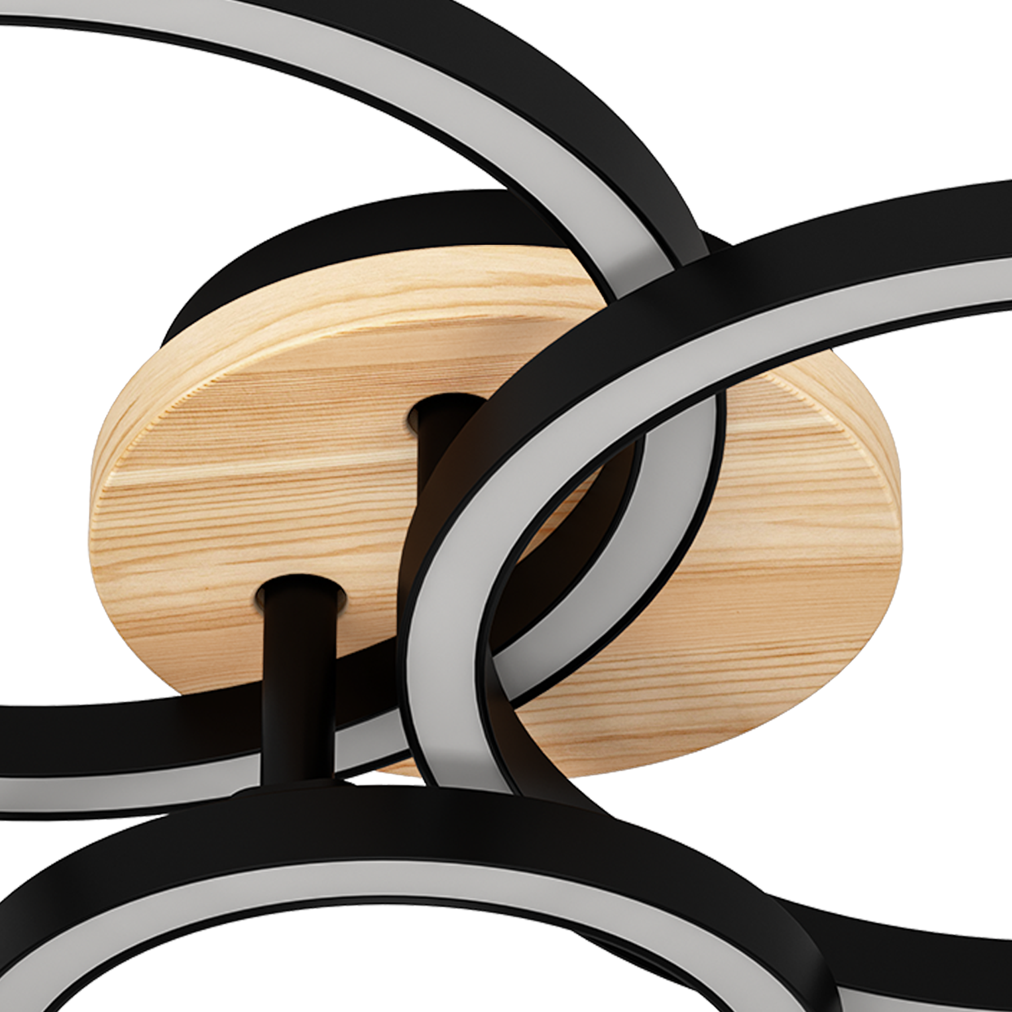 Plafonnier, essentiel bois module led INSPIRE Rog D.43 cm - 2