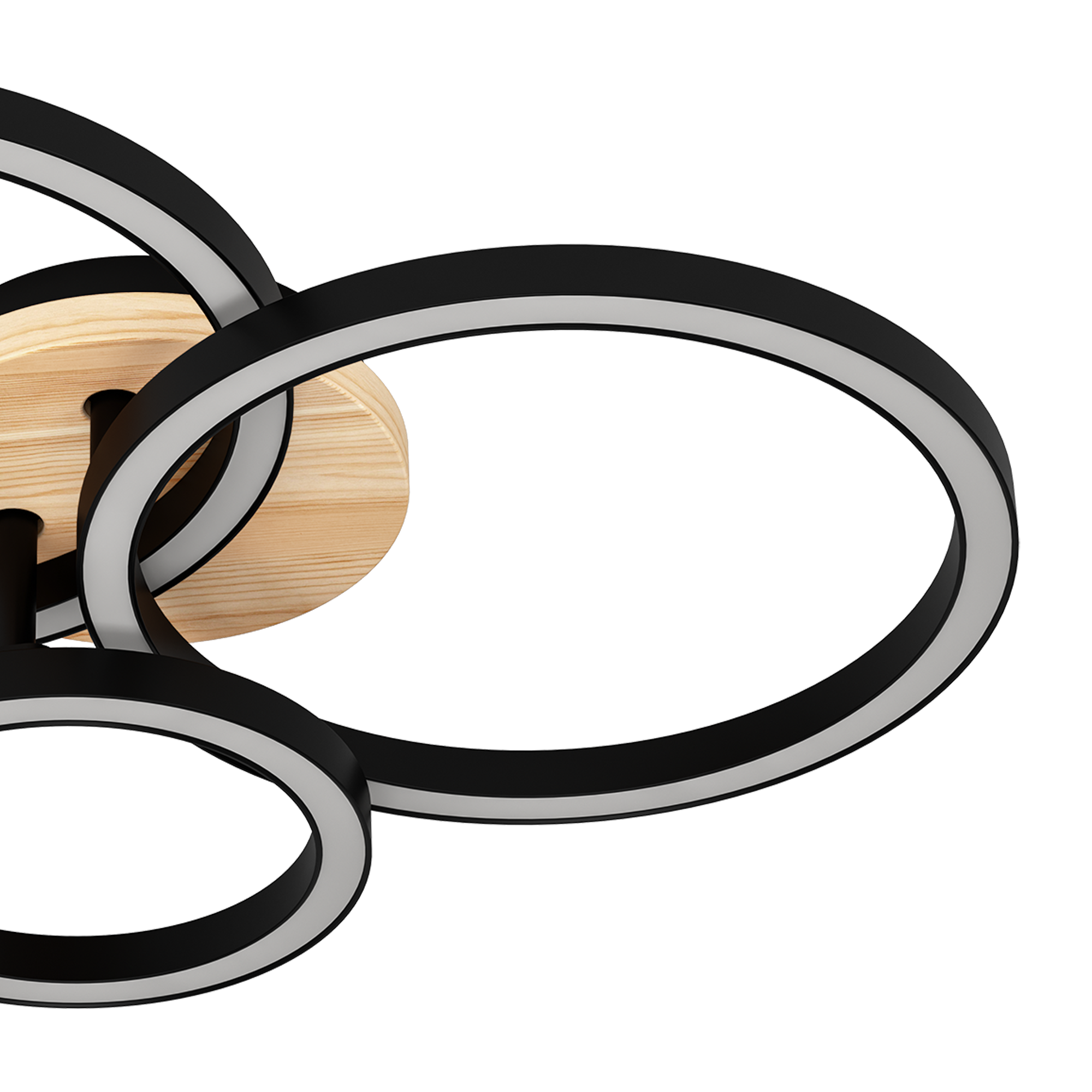 Plafonnier, essentiel bois module led INSPIRE Rog D.43 cm - 3