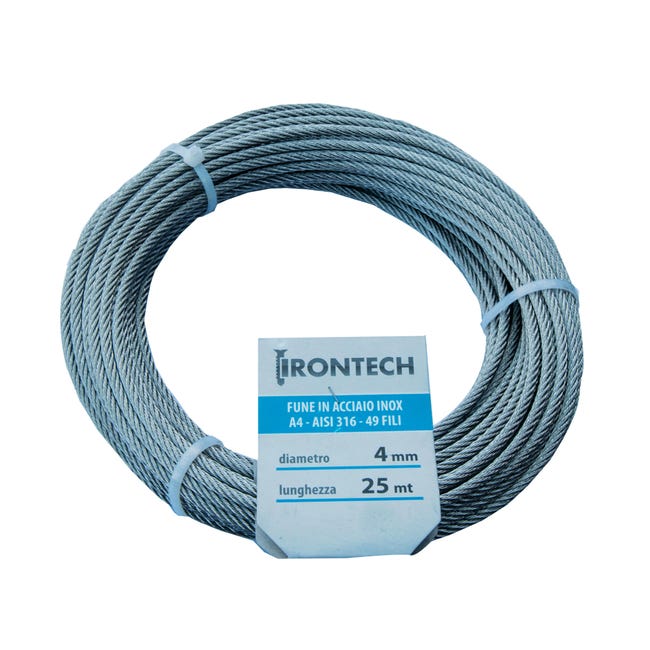 Cavo In Acciaio Inossidabile T304 7 X19 1/4 "Lunghezza Cavo 200 Piedi Vevor 93563906 - Foto 9