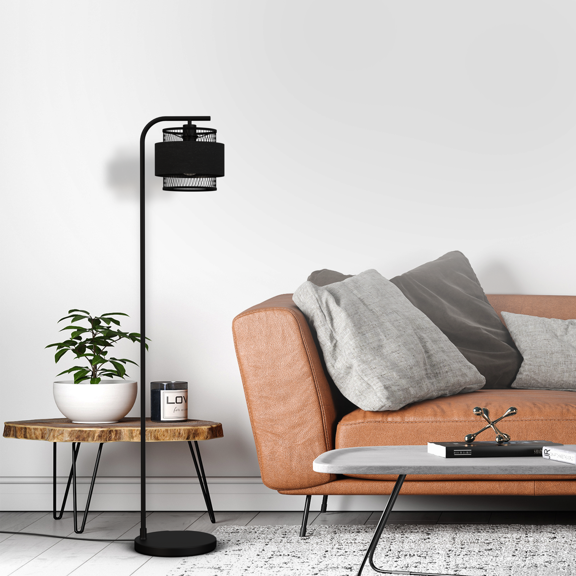 Lampada da terra Ottomane in acciaio, H 160.5 cm, E27 INSPIRE - 12