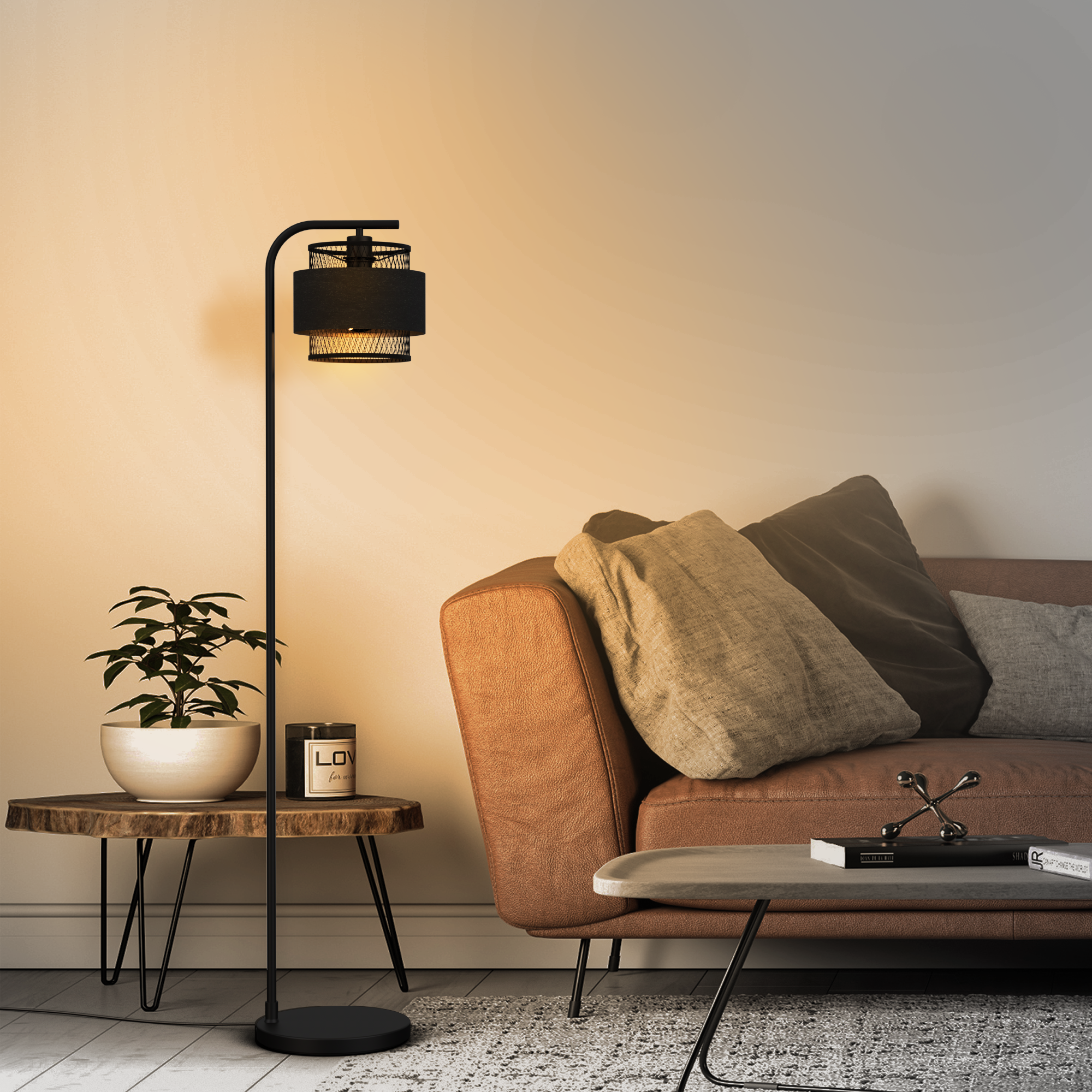 Lampada da terra Ottomane in acciaio, H 160.5 cm, E27 INSPIRE - 11