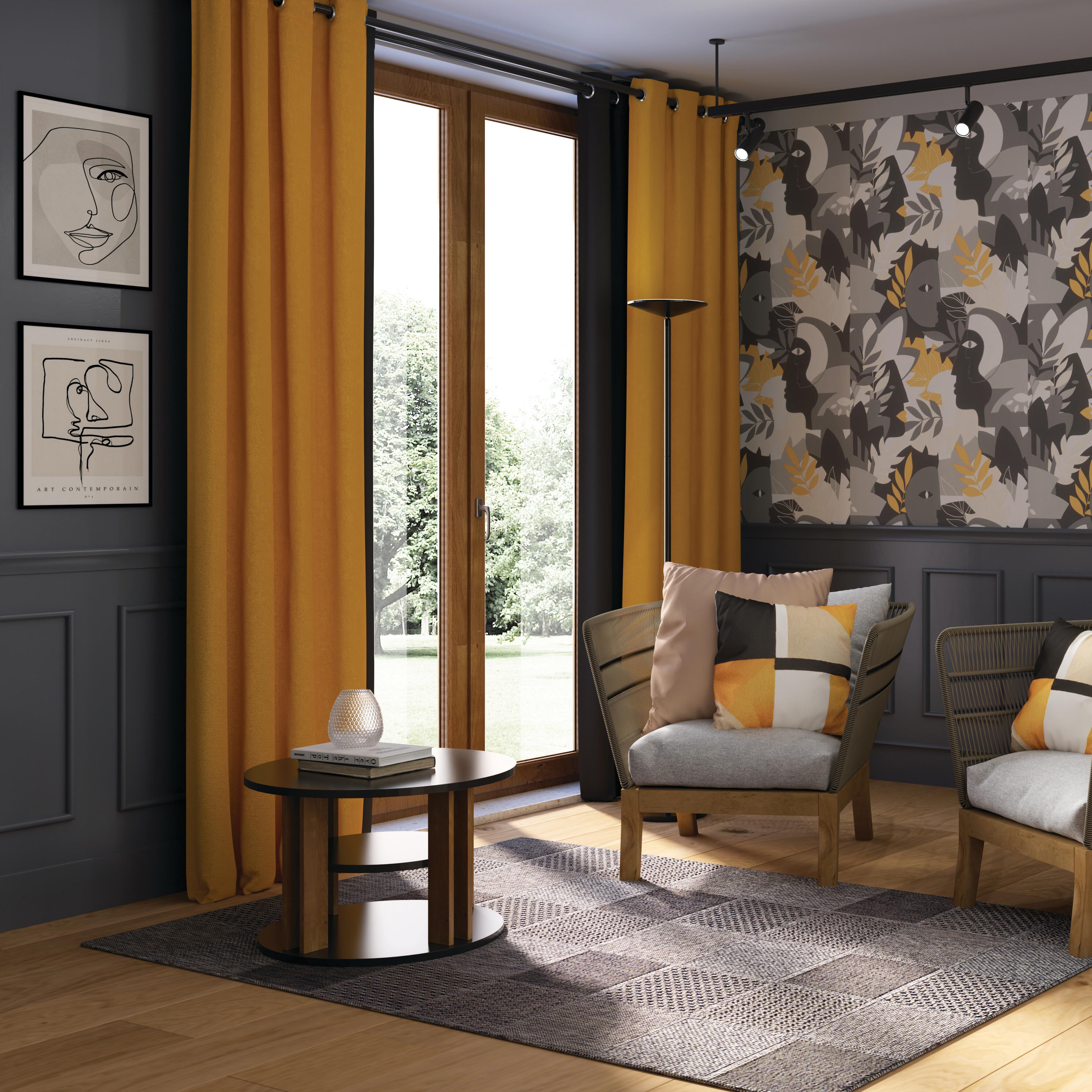 Tenda INSPIRE Sunny giallo, occhiello 140x280 cm - 11
