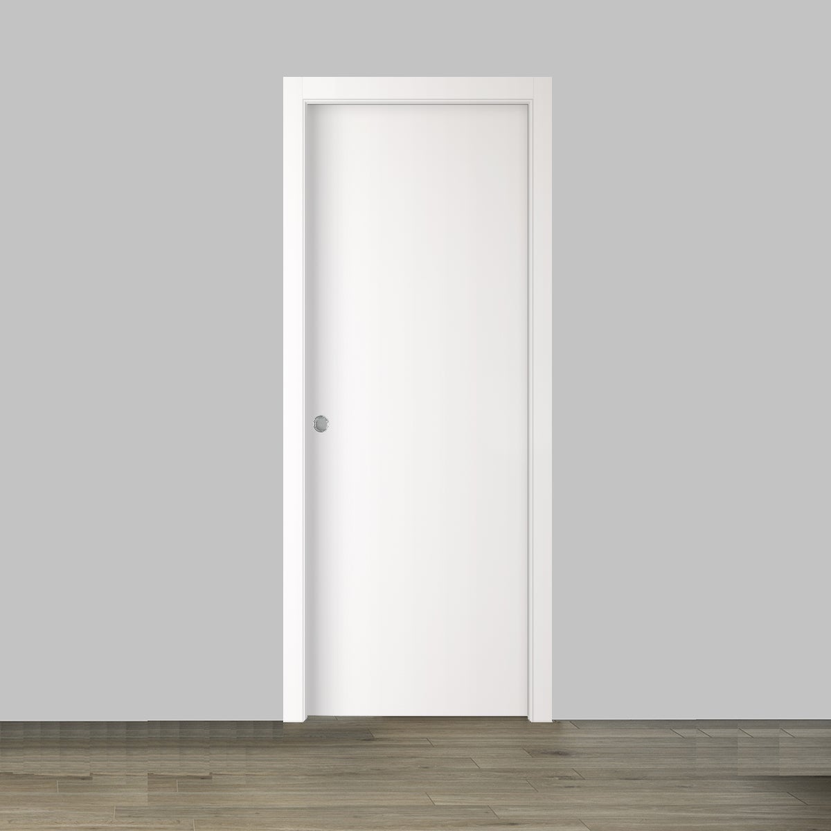 Porta interna scorrevole Hope in MDF colore bianco, L 80 x H 210 cm, apertura reversibile