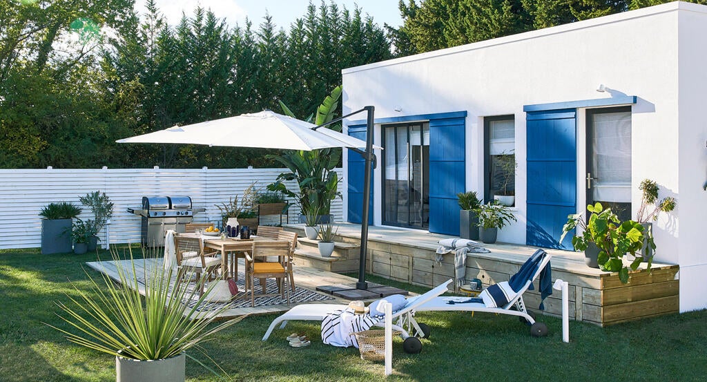 Chapéu de sol NATERIAL AURA CRU 290X390CM - 12